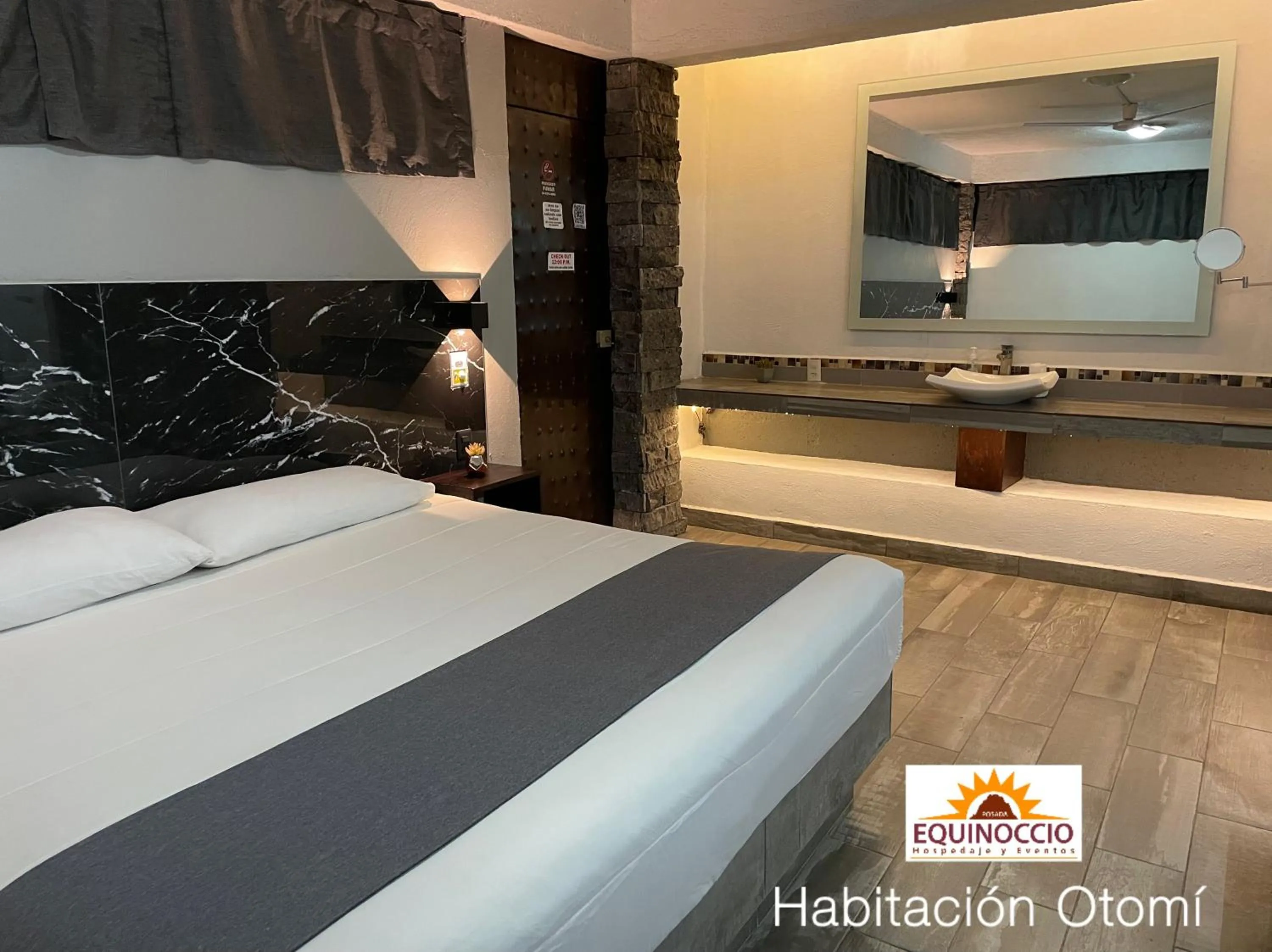 Bed in Posada Equinoccio