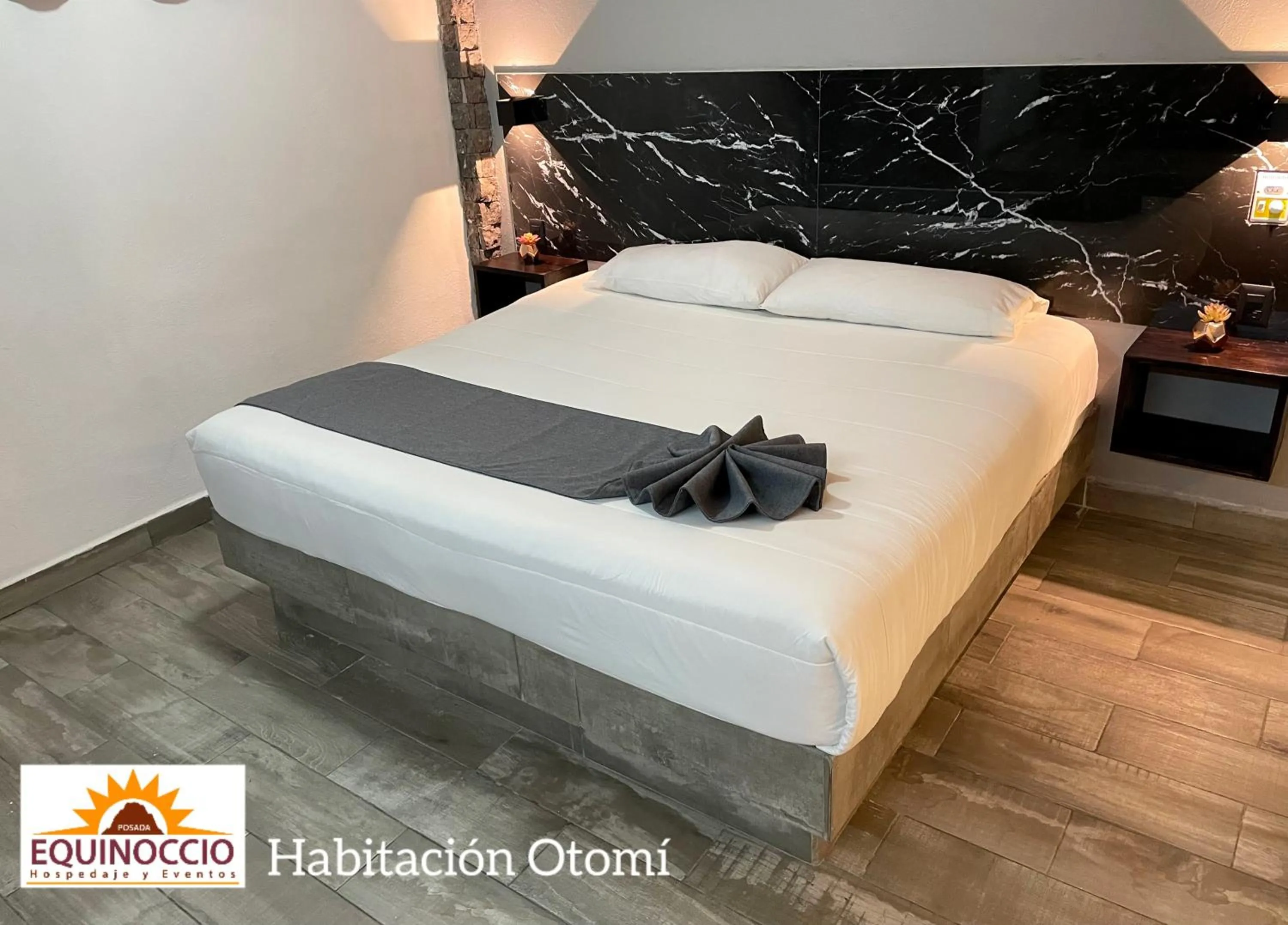 Bed in Posada Equinoccio