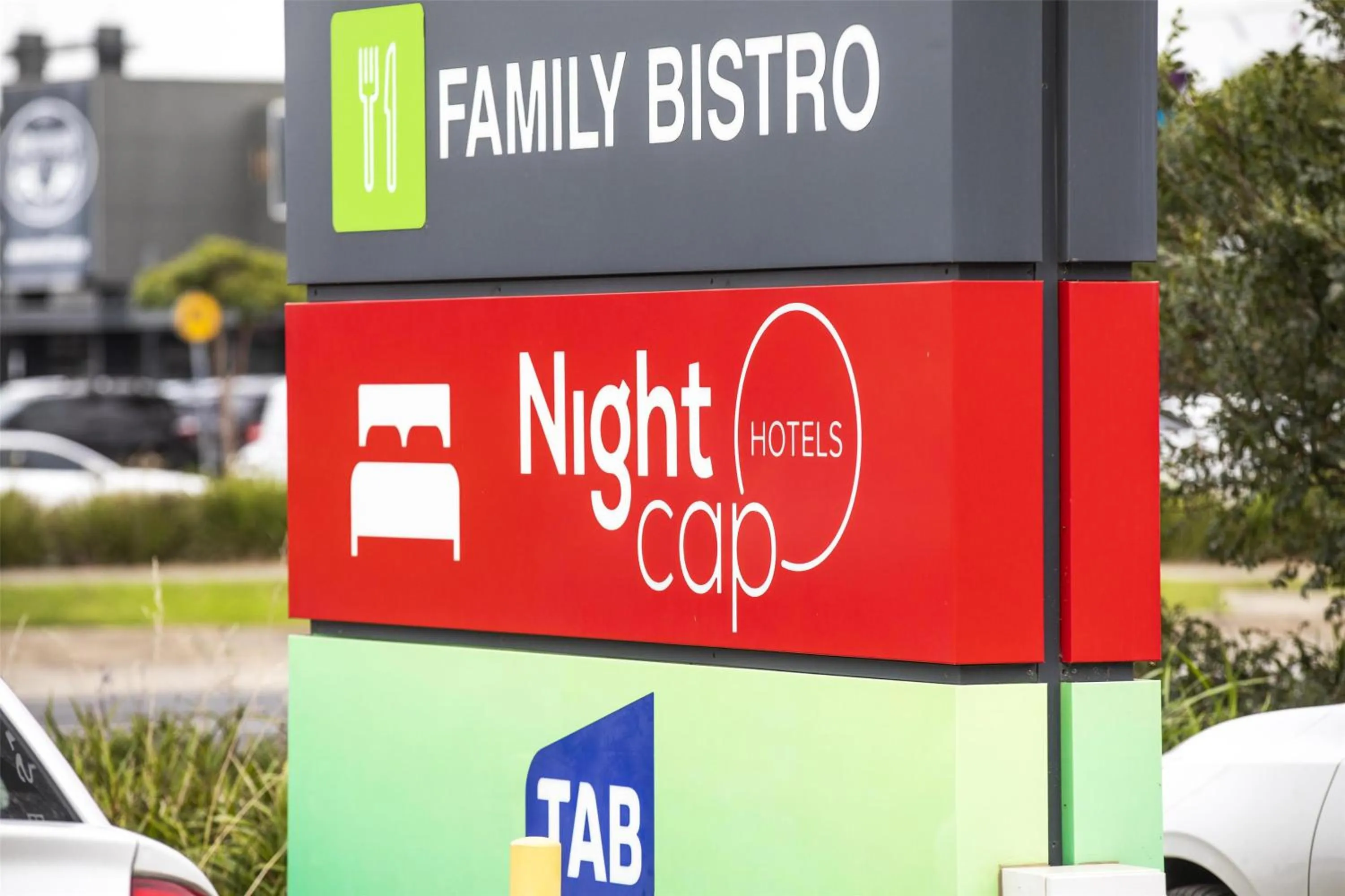 Property logo or sign in Nightcap at Ashley Hotel