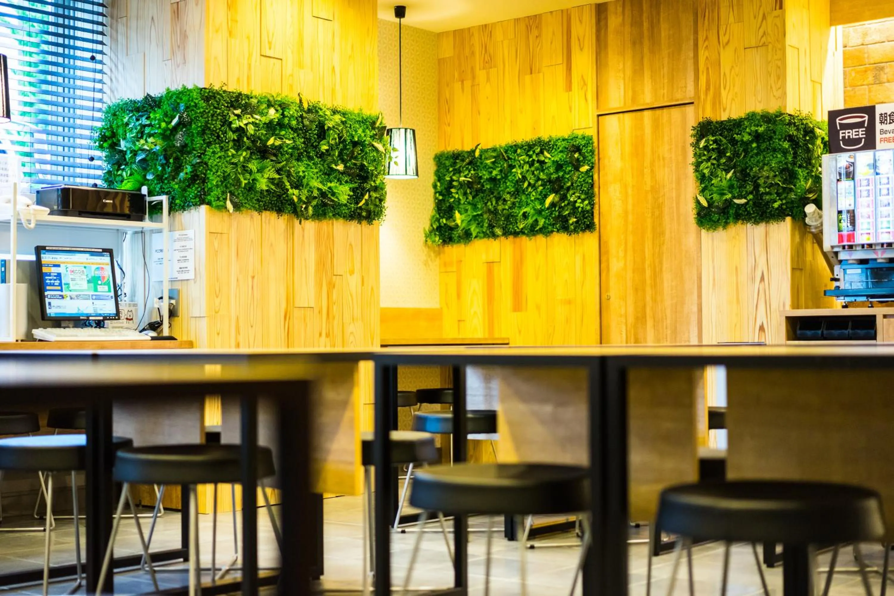 Lobby or reception in SUPERHOTEL Matsumoto Oshiroguchi