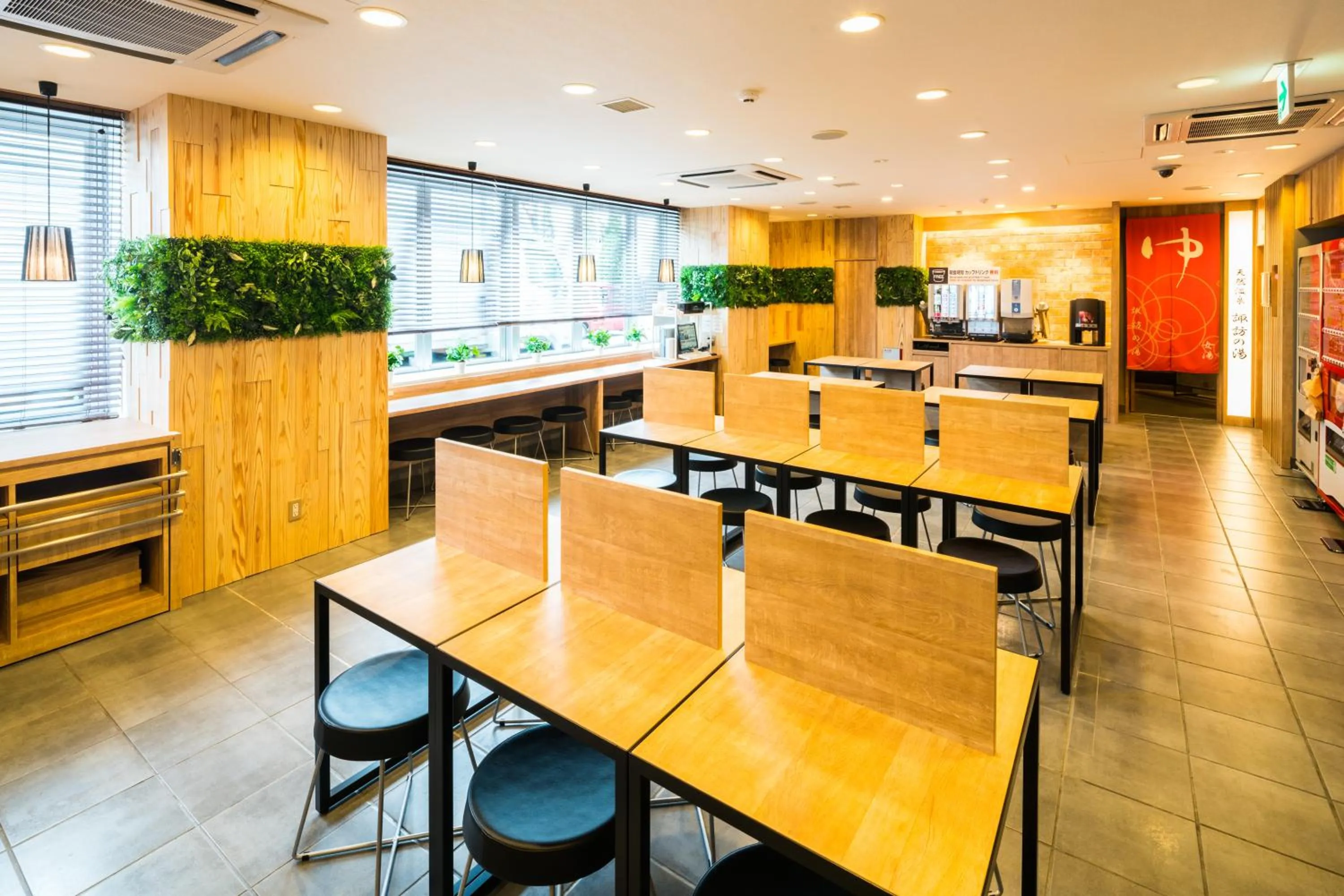 Lobby or reception in SUPERHOTEL Matsumoto Oshiroguchi