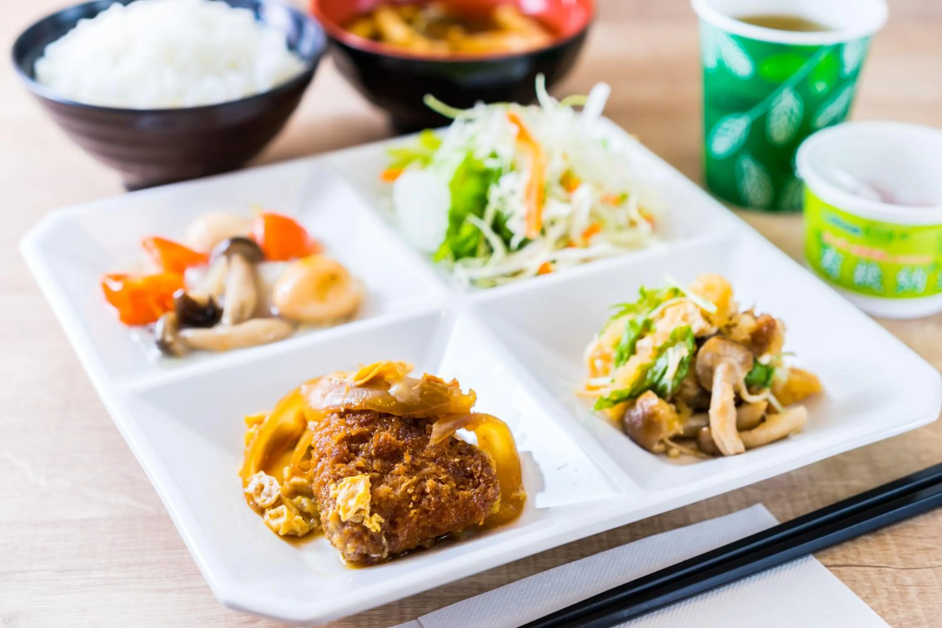 Buffet breakfast in SUPERHOTEL Matsumoto Oshiroguchi