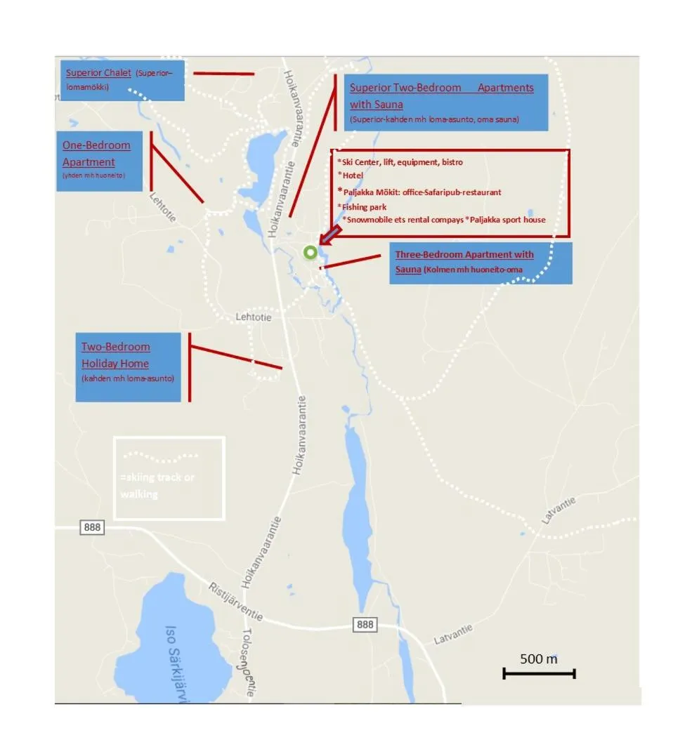 On site in Paljakka Mökit