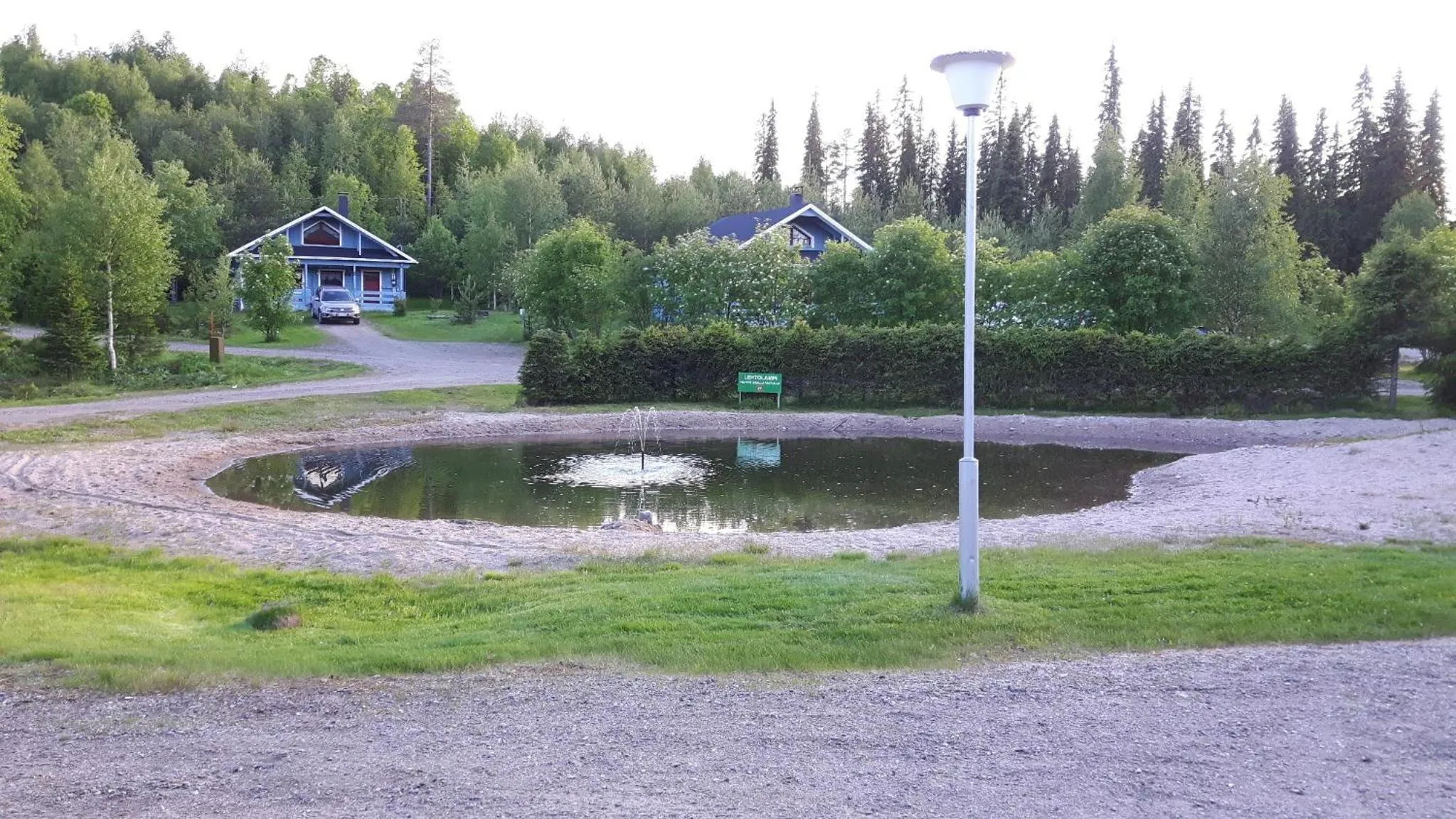 Pool view in Paljakka Mökit