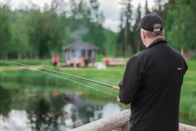 Fishing in Paljakka Mökit