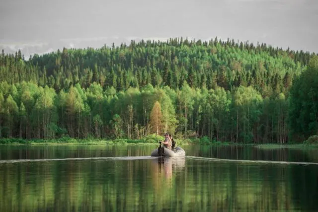 Natural landscape in Paljakka Mökit