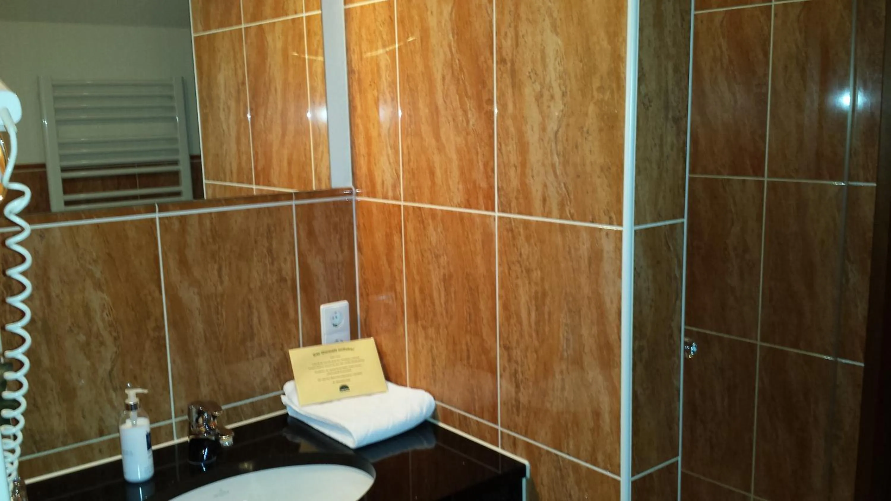 Bathroom in Hotel Restaurant Am Pfauenhof