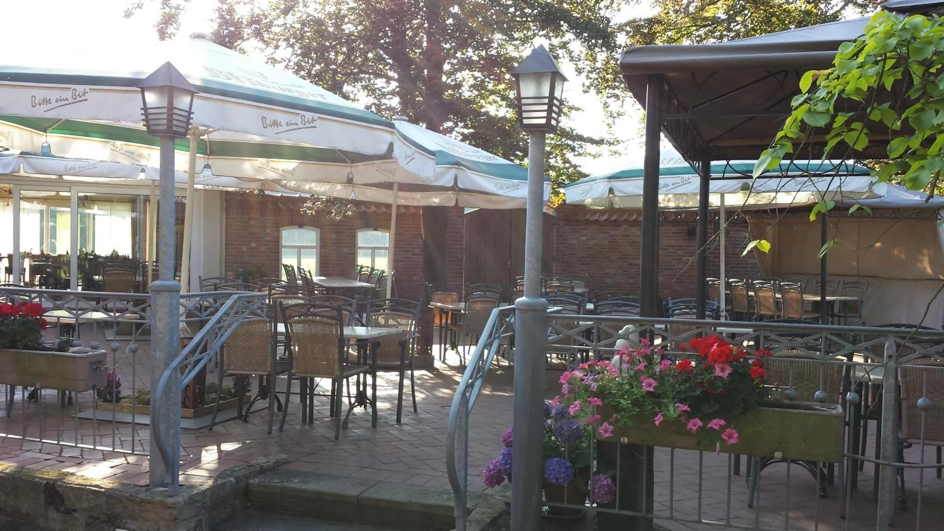 Balcony/Terrace in Hotel Restaurant Am Pfauenhof