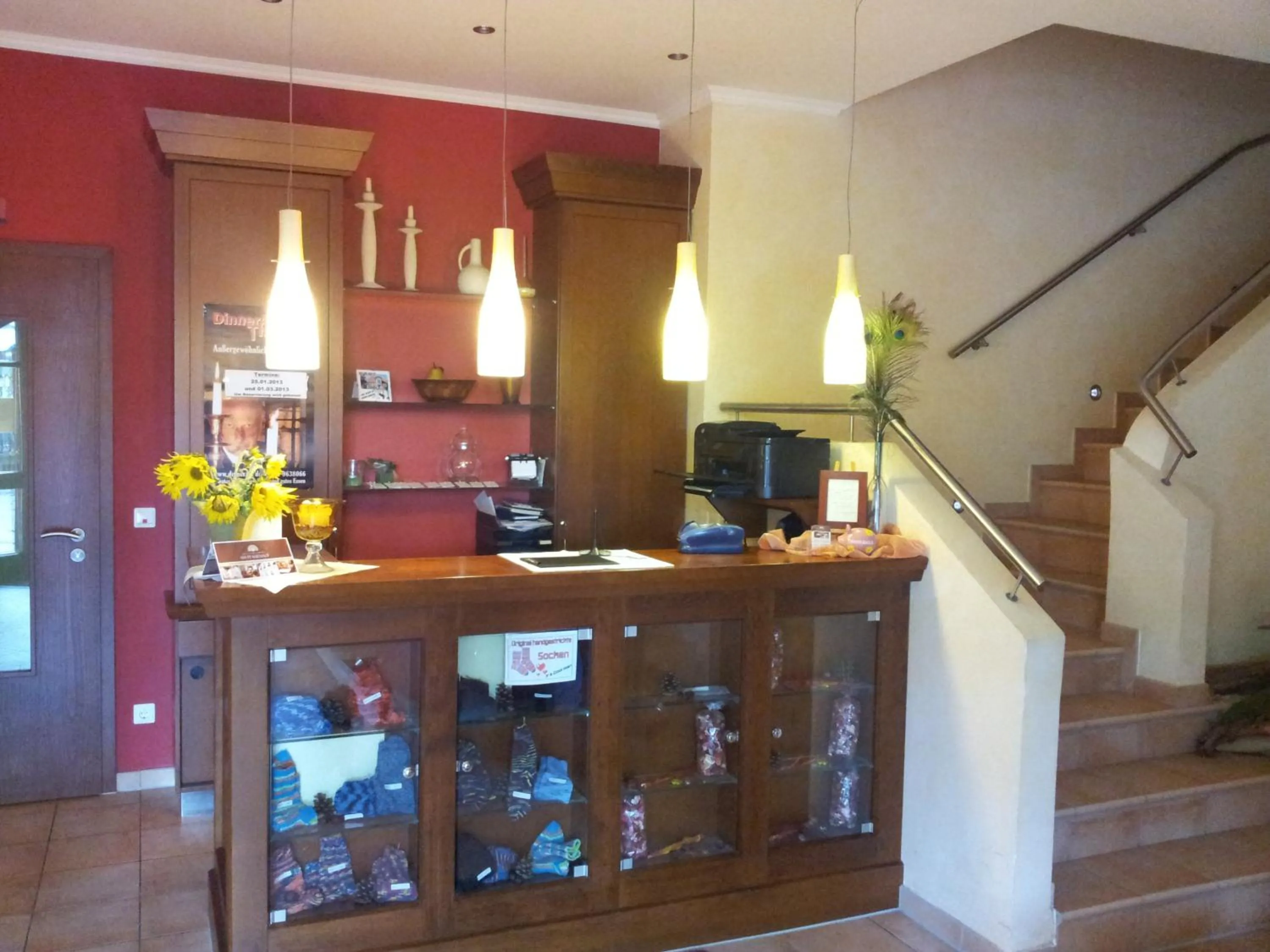 Lobby or reception in Hotel Restaurant Am Pfauenhof