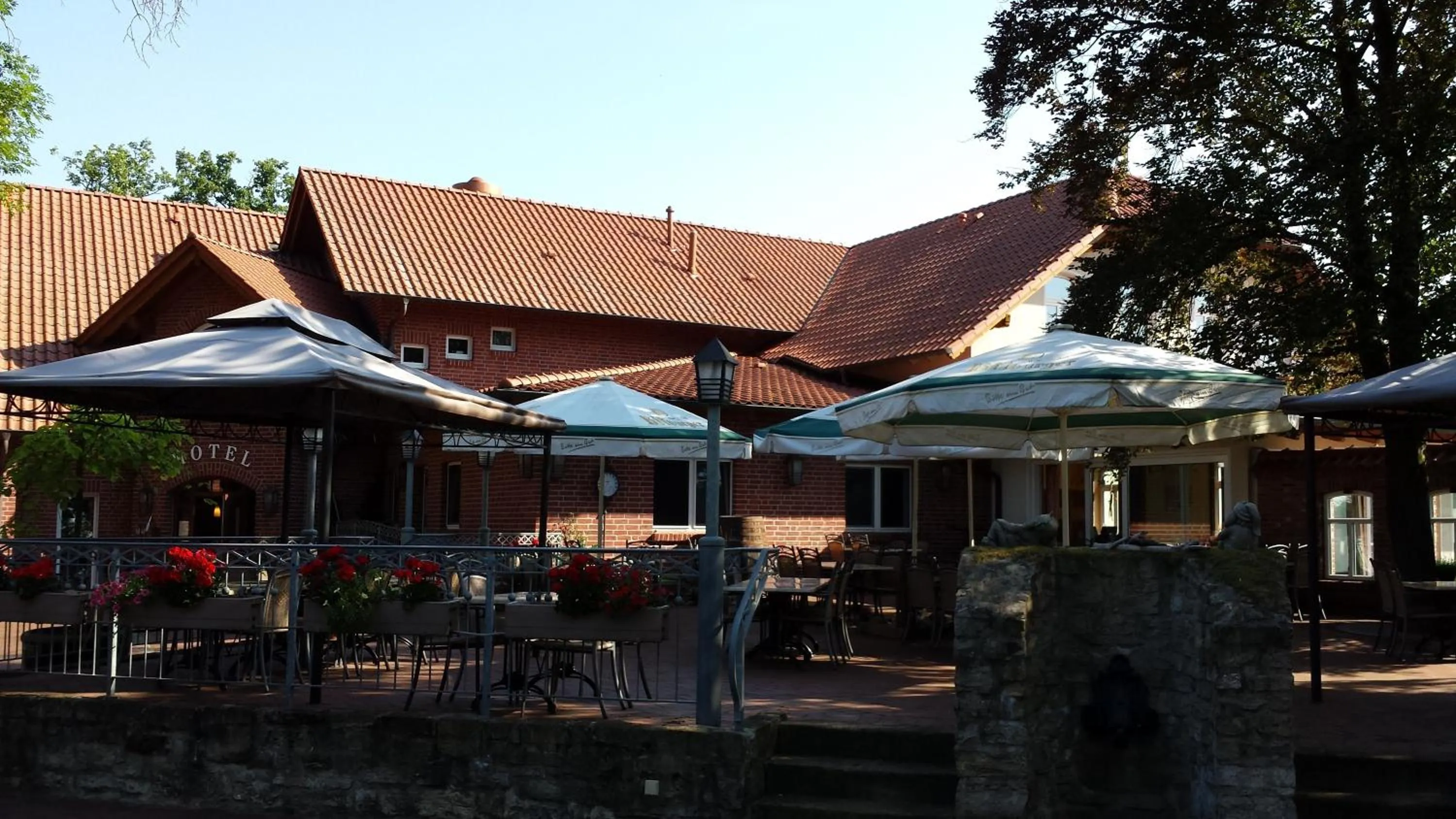 Balcony/Terrace in Hotel Restaurant Am Pfauenhof