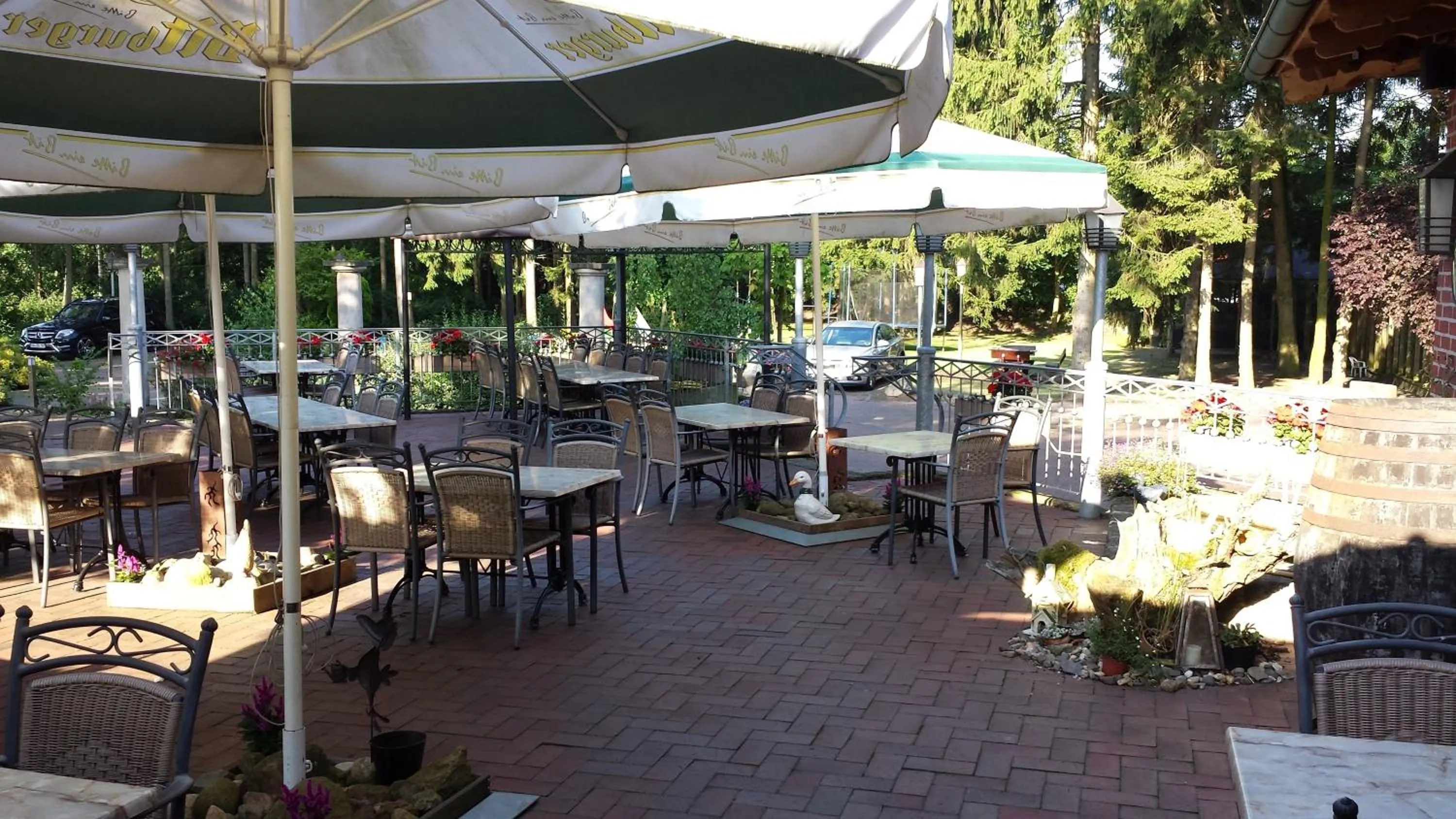 Balcony/Terrace in Hotel Restaurant Am Pfauenhof