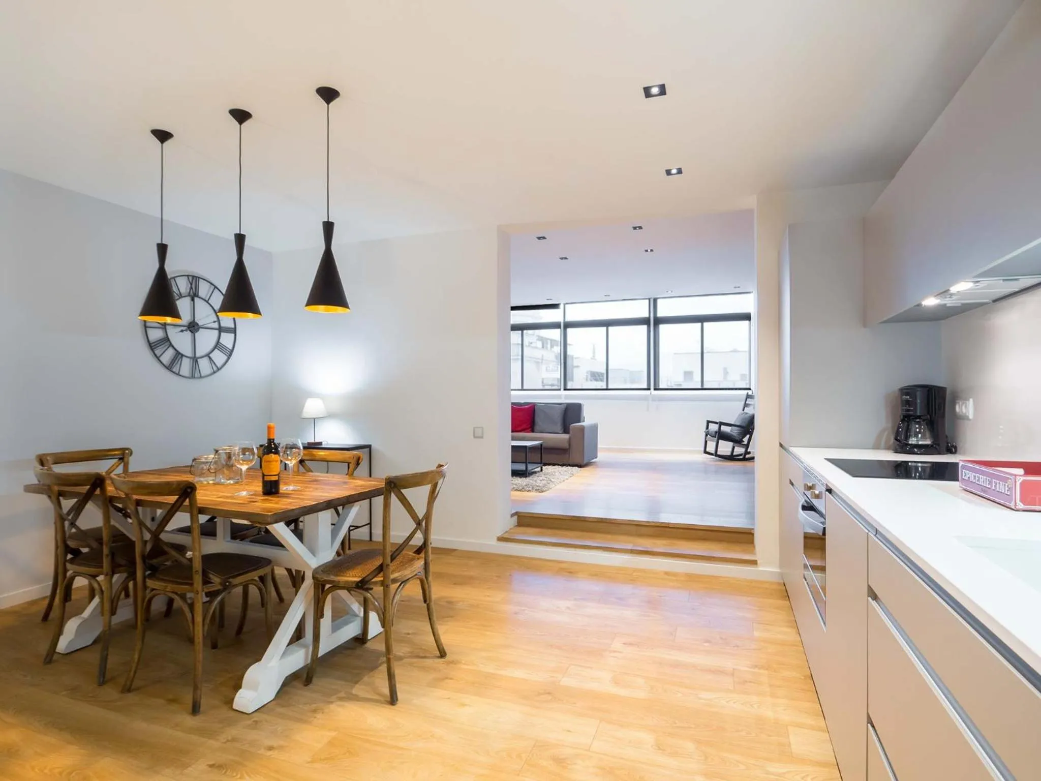 Kitchen or kitchenette in Rent Top Apartments Rambla Catalunya