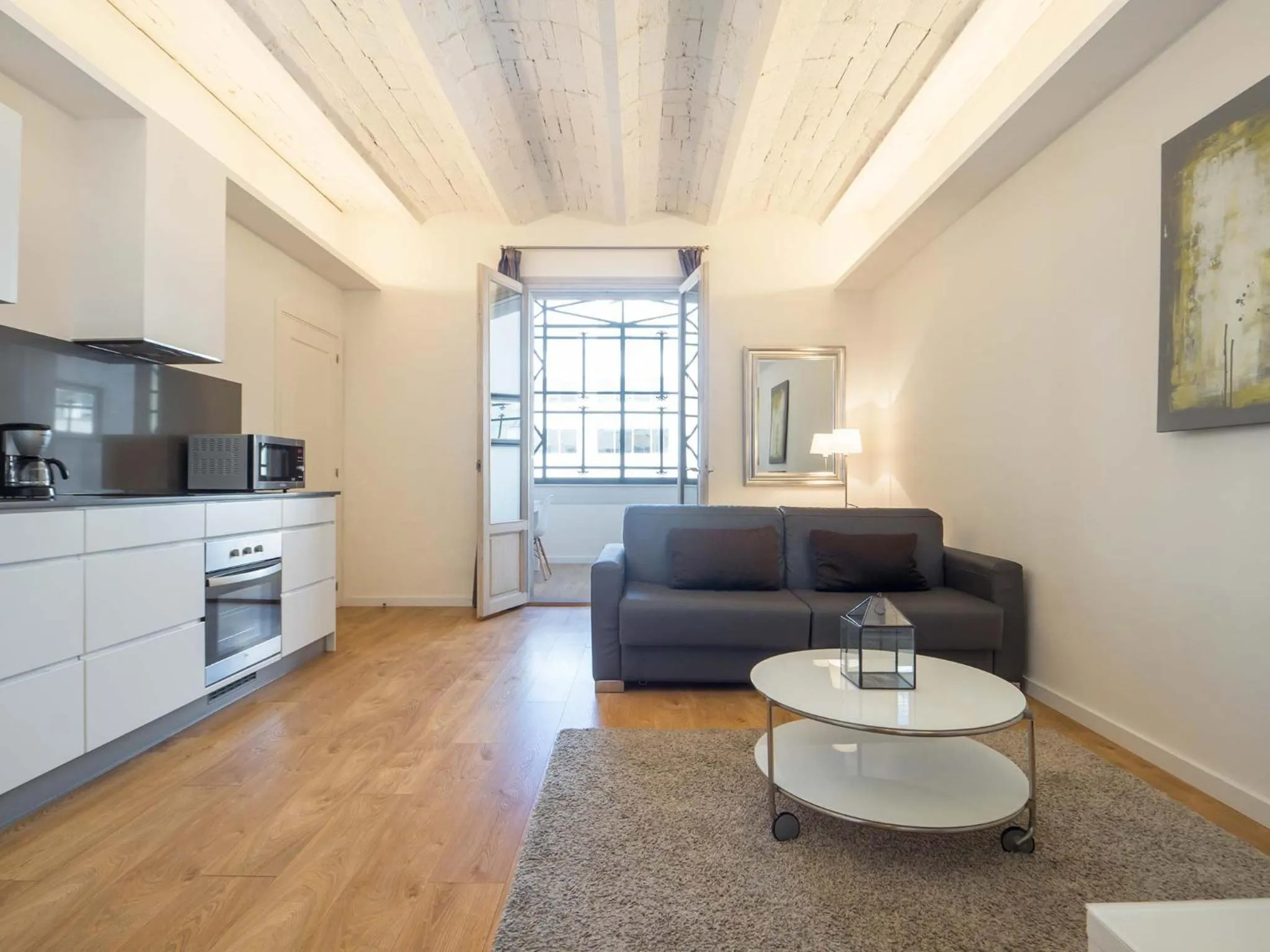 Kitchen or kitchenette in Rent Top Apartments Rambla Catalunya