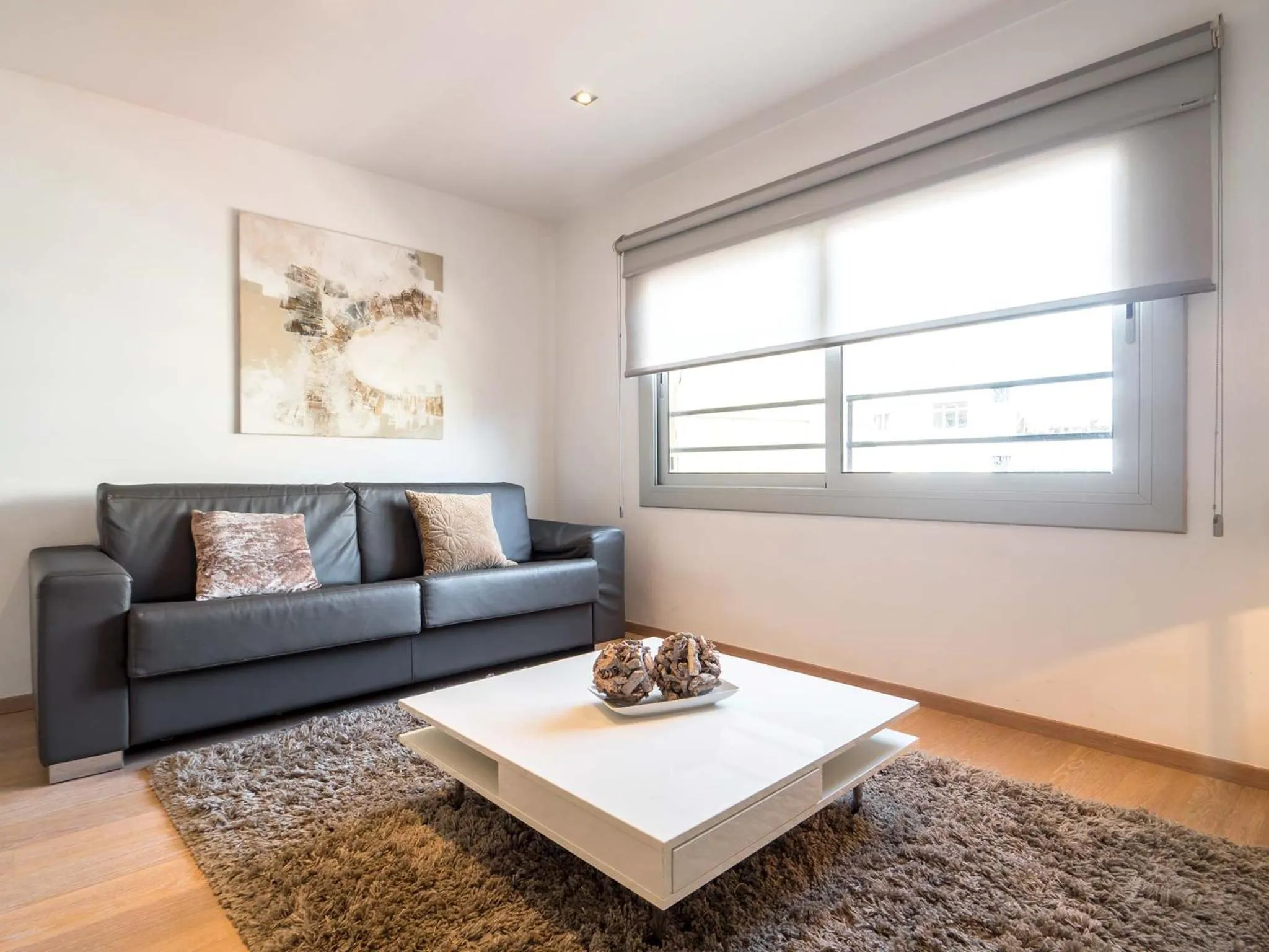 Living room in Rent Top Apartments Rambla Catalunya