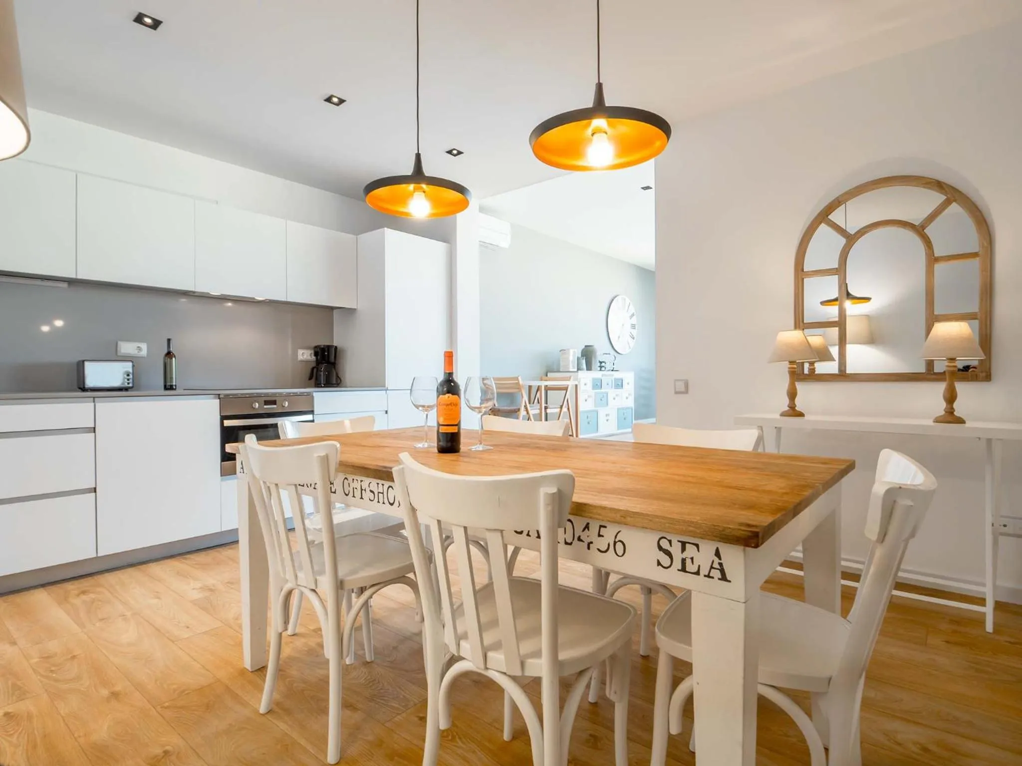 Kitchen or kitchenette in Rent Top Apartments Rambla Catalunya