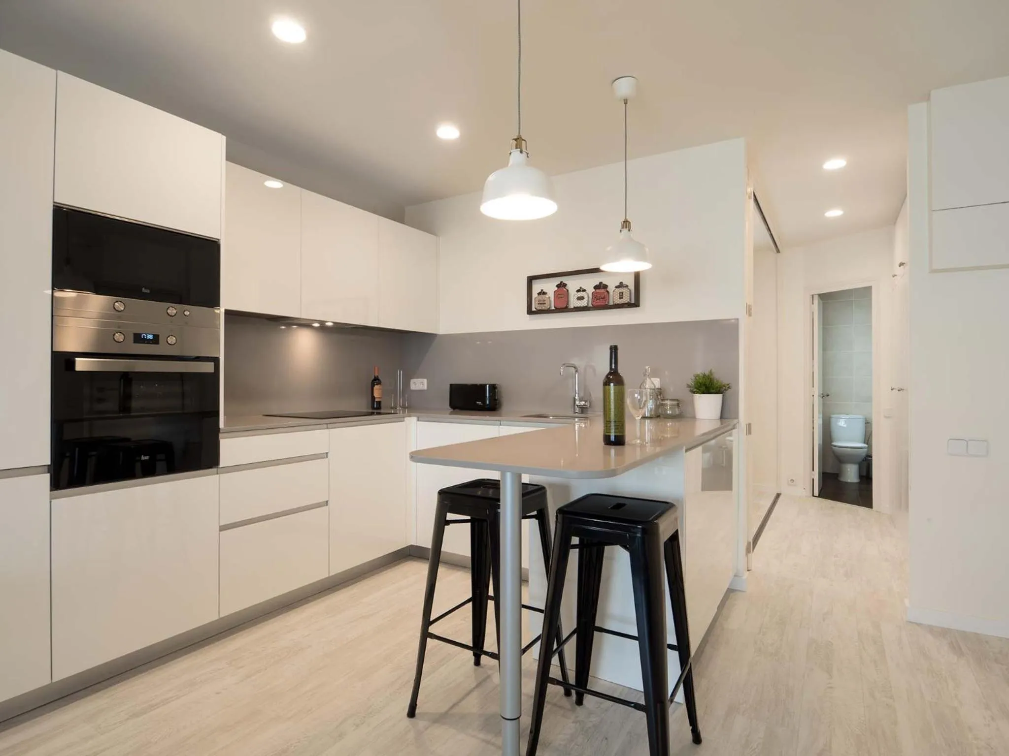 Kitchen or kitchenette in Rent Top Apartments Rambla Catalunya