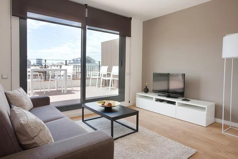 Living room in Rent Top Apartments Rambla Catalunya