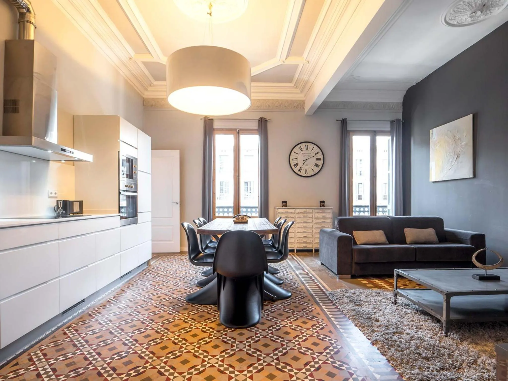 Kitchen or kitchenette in Rent Top Apartments Rambla Catalunya