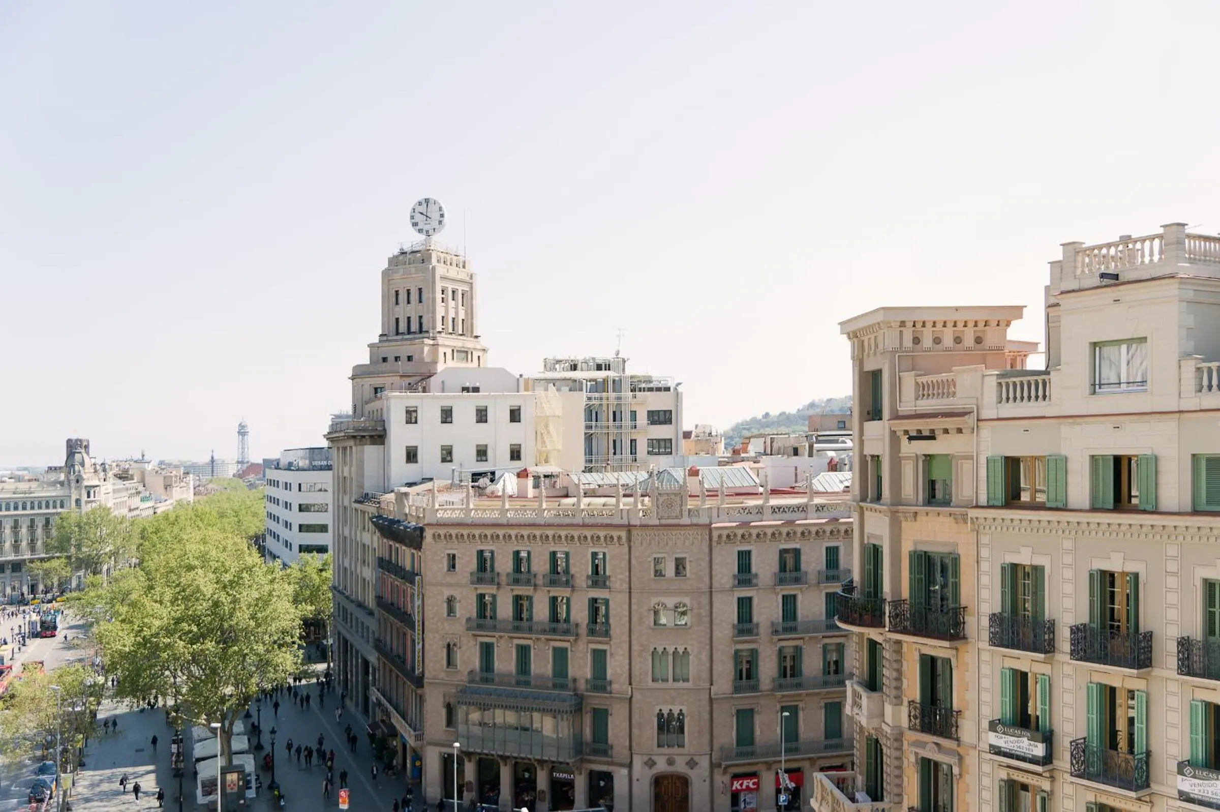 City view in Rent Top Apartments Rambla Catalunya