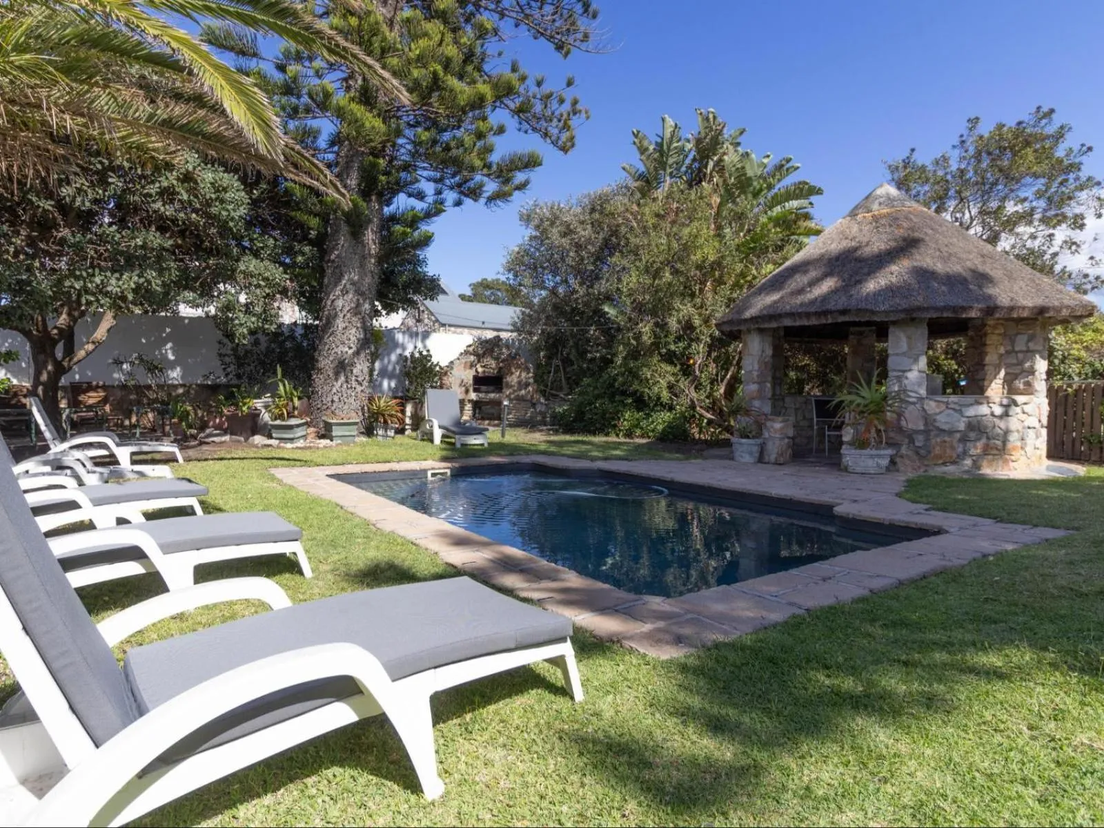 Pool view in House on Westcliff