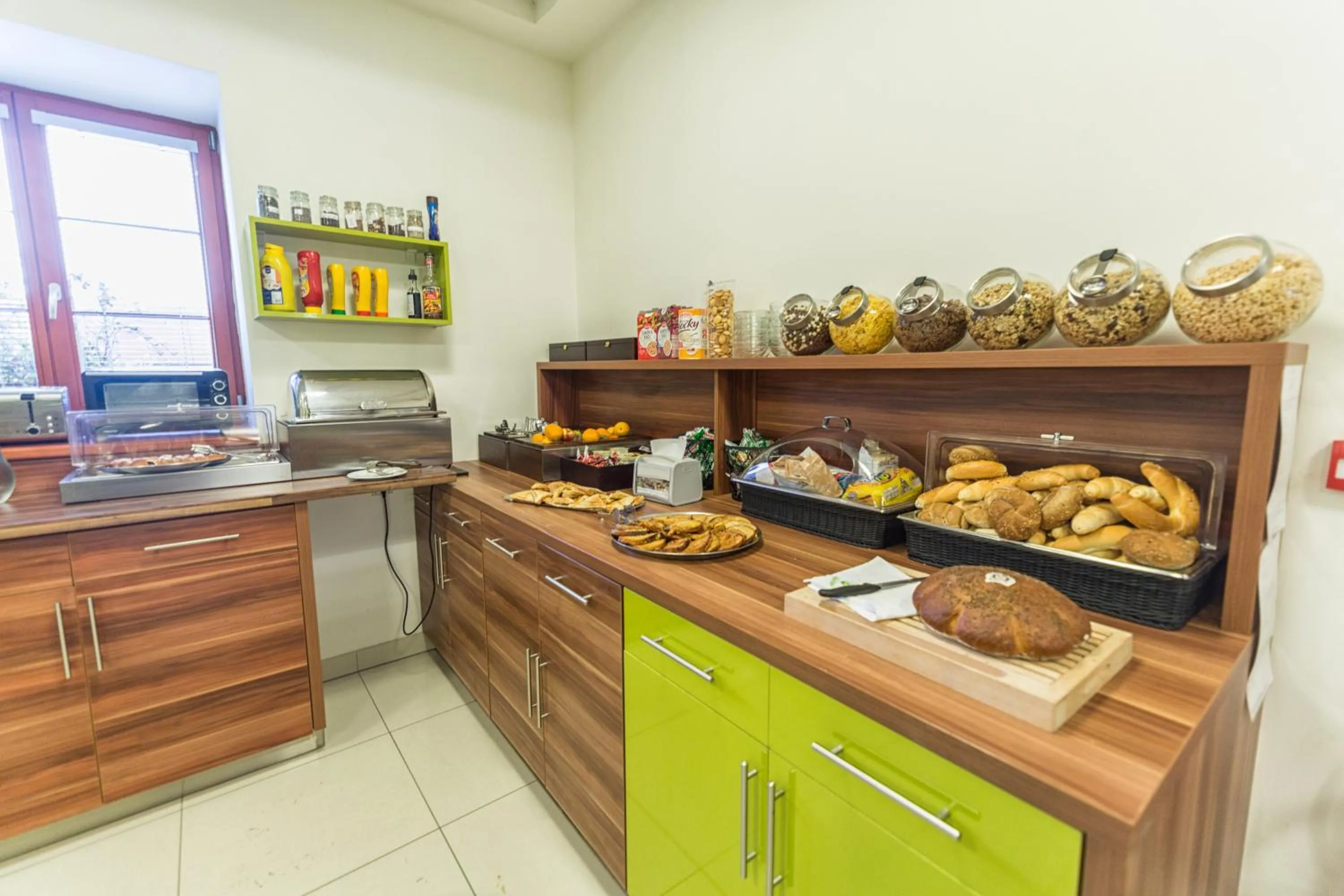 Buffet breakfast in Golf&Wellness Resort Alfrédov