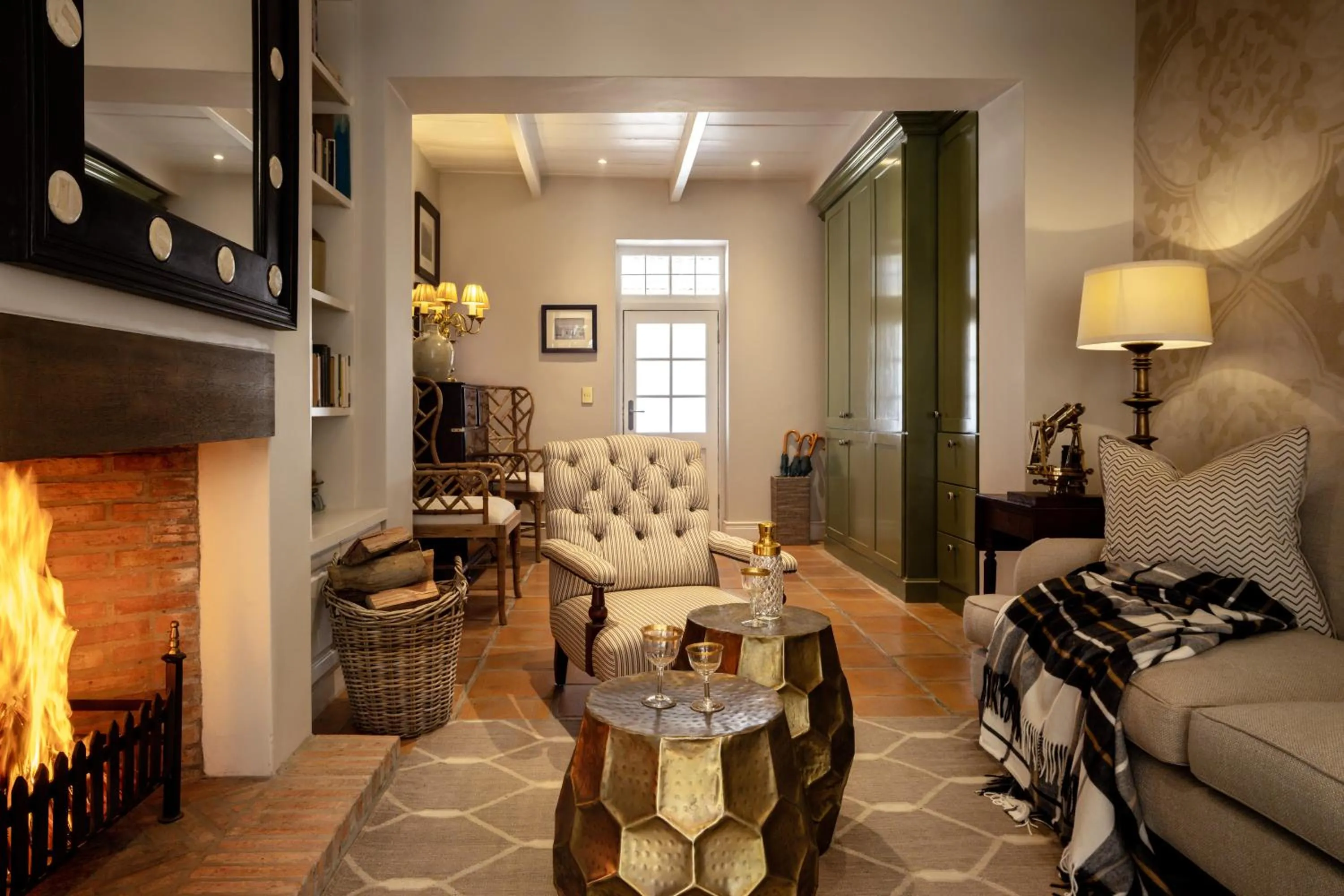 Living room in Akademie Street Boutique Hotel