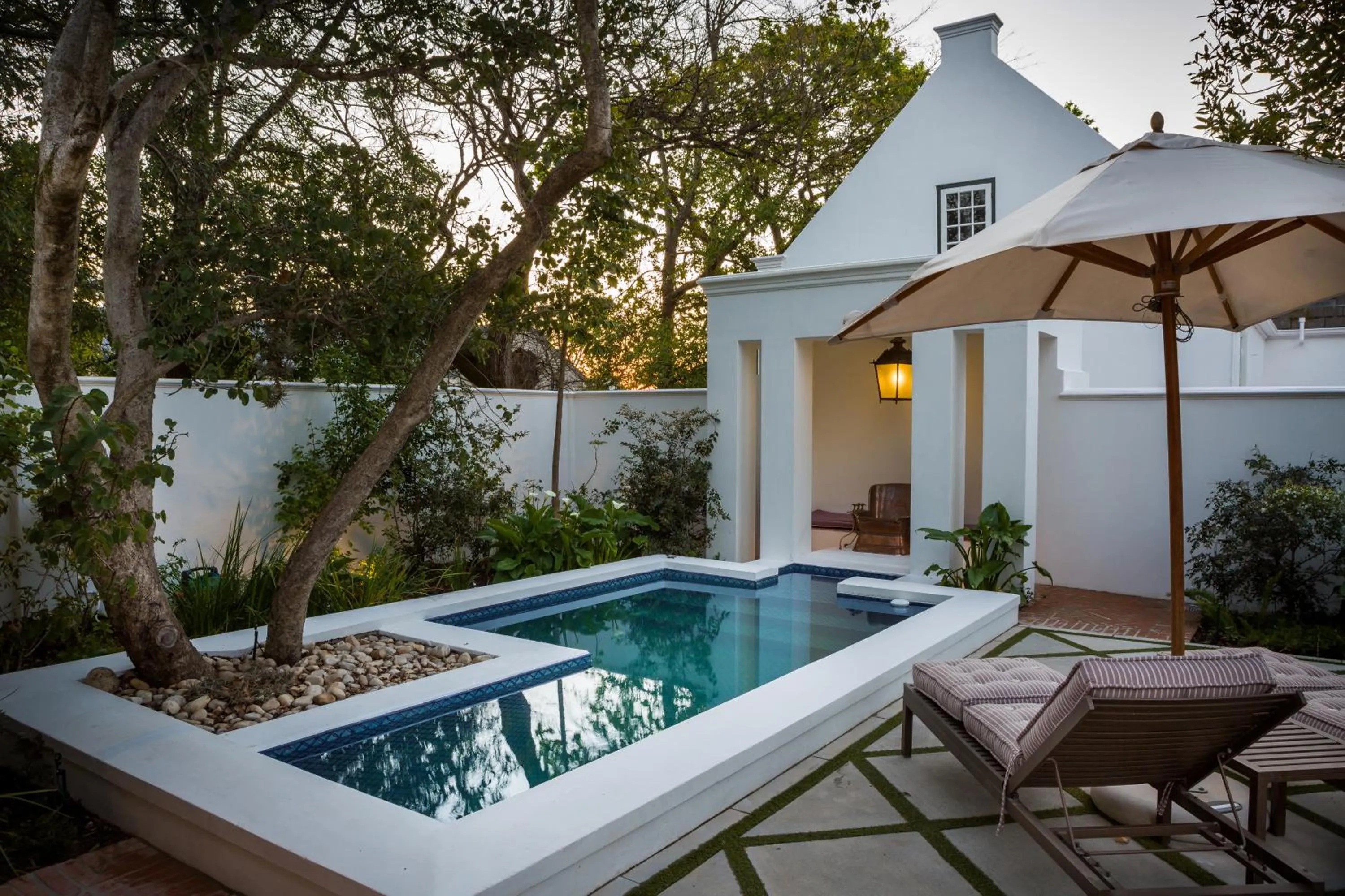 Swimming pool in Akademie Street Boutique Hotel