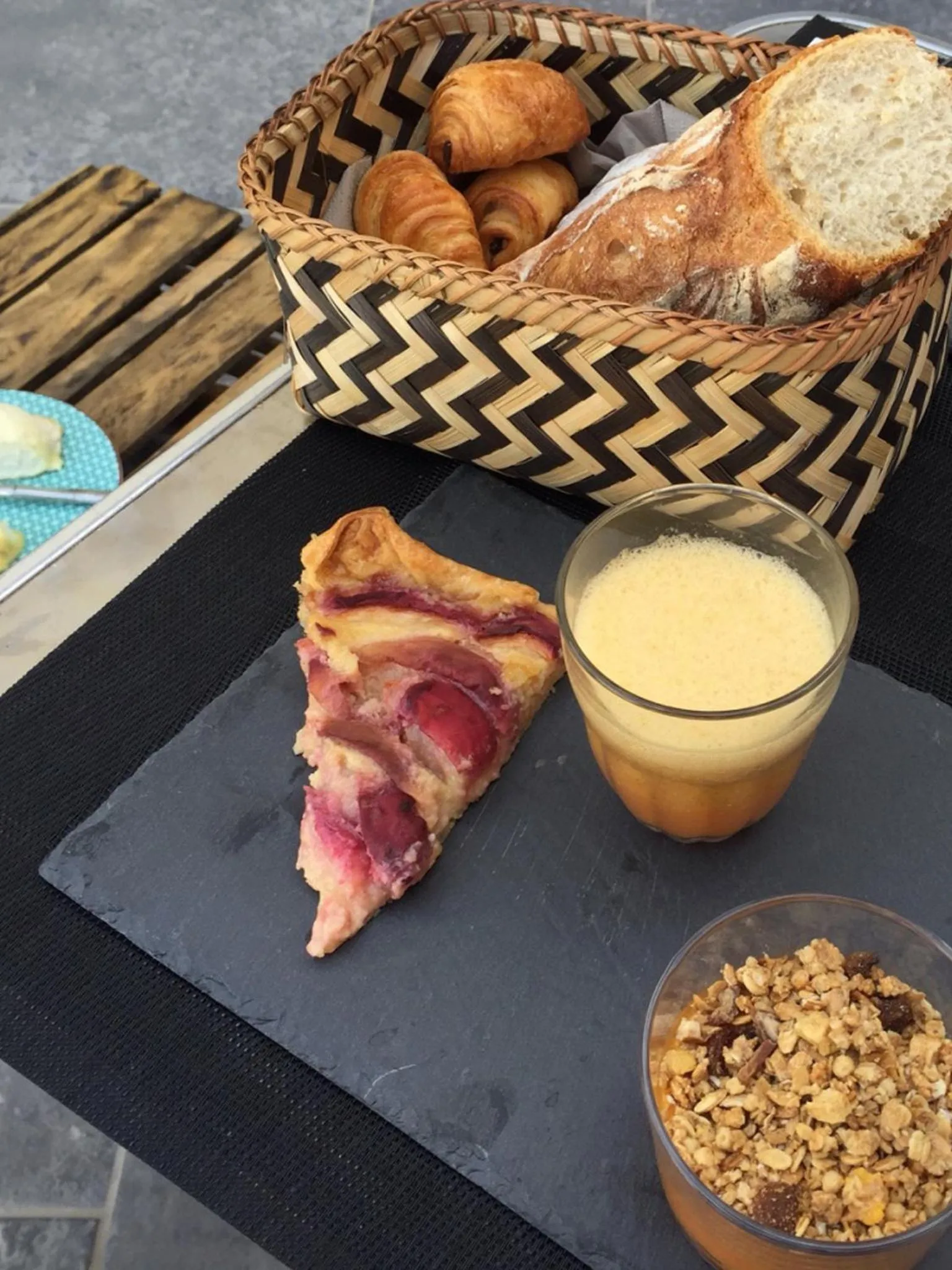 Food close-up in Mas Lafleur