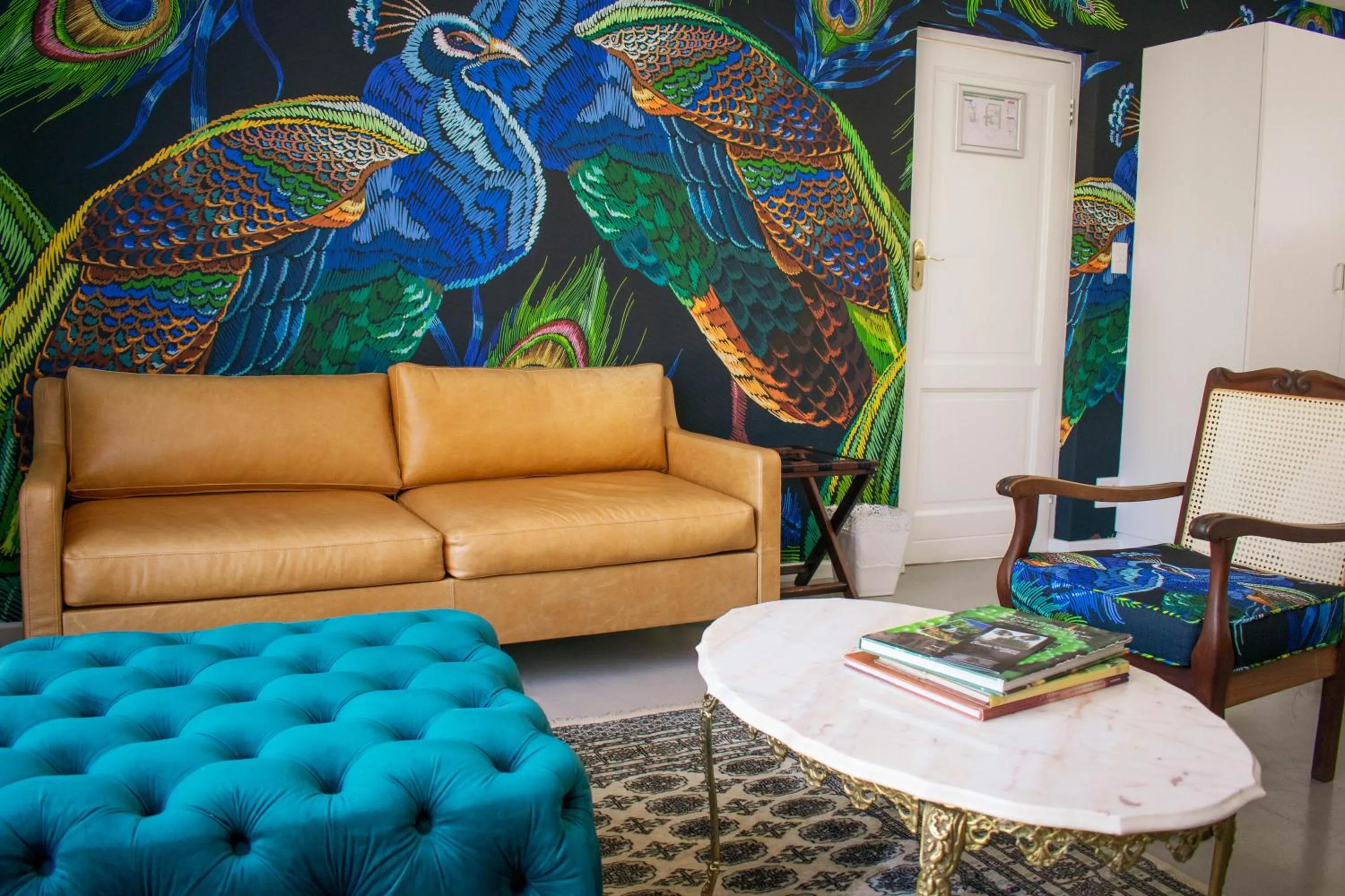 Living room in Rozenburg Guest House