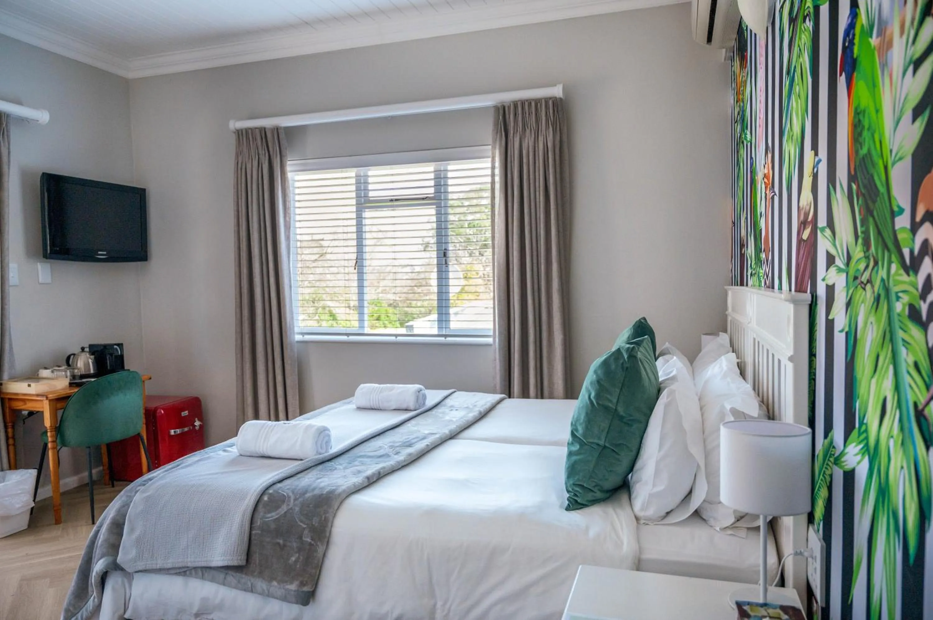 Bed in Rozenburg Guest House