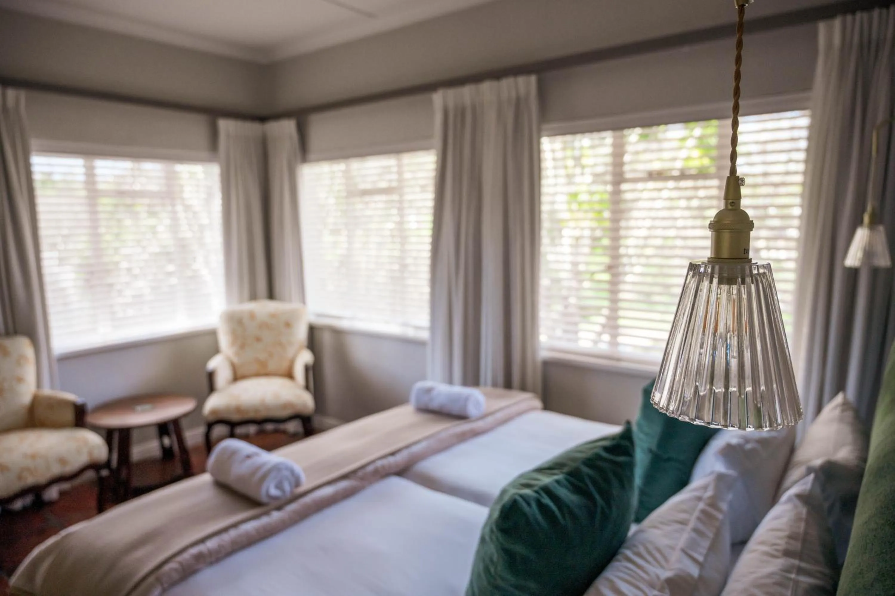 Bed in Rozenburg Guest House