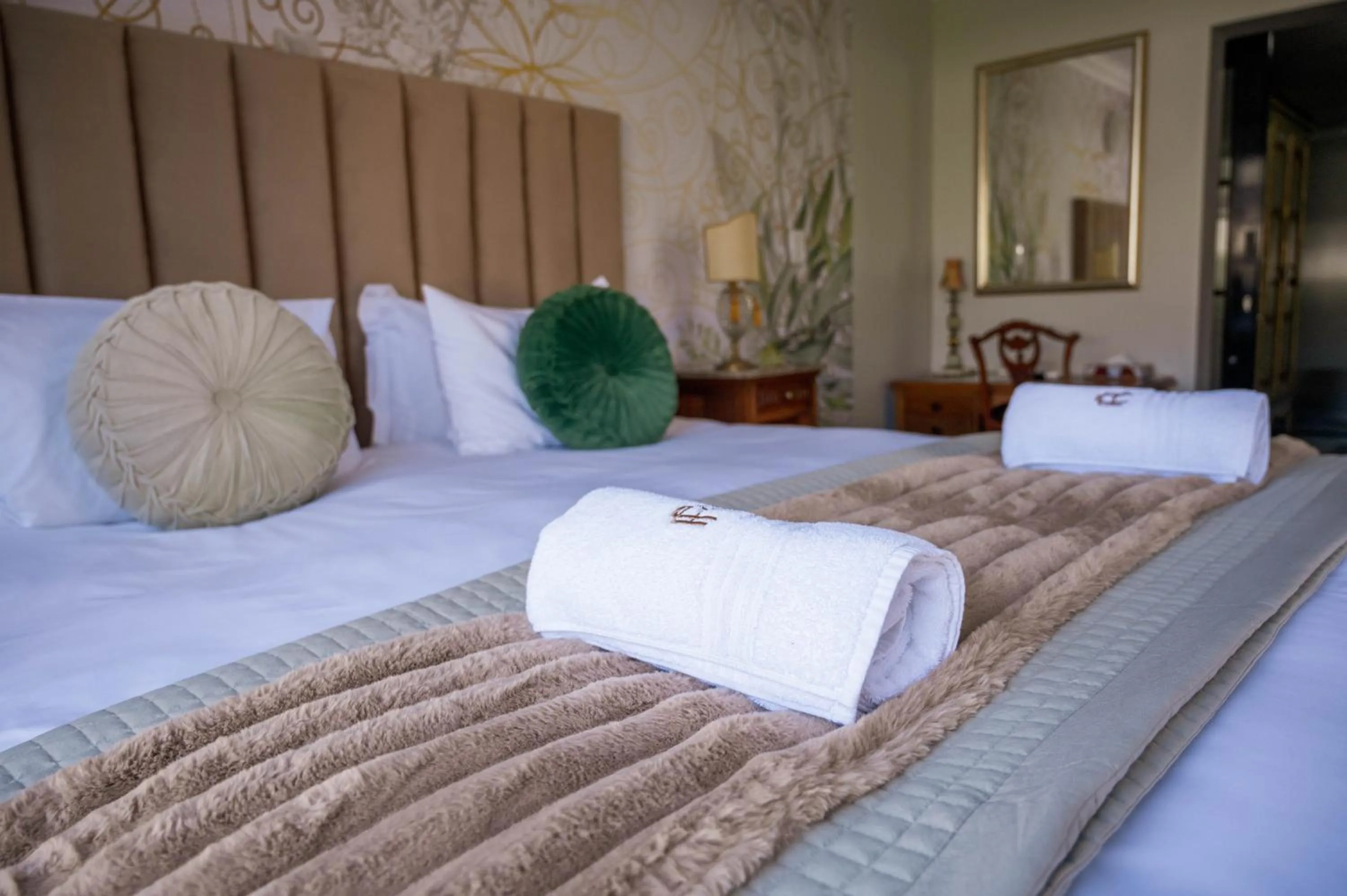 Bed in Rozenburg Guest House