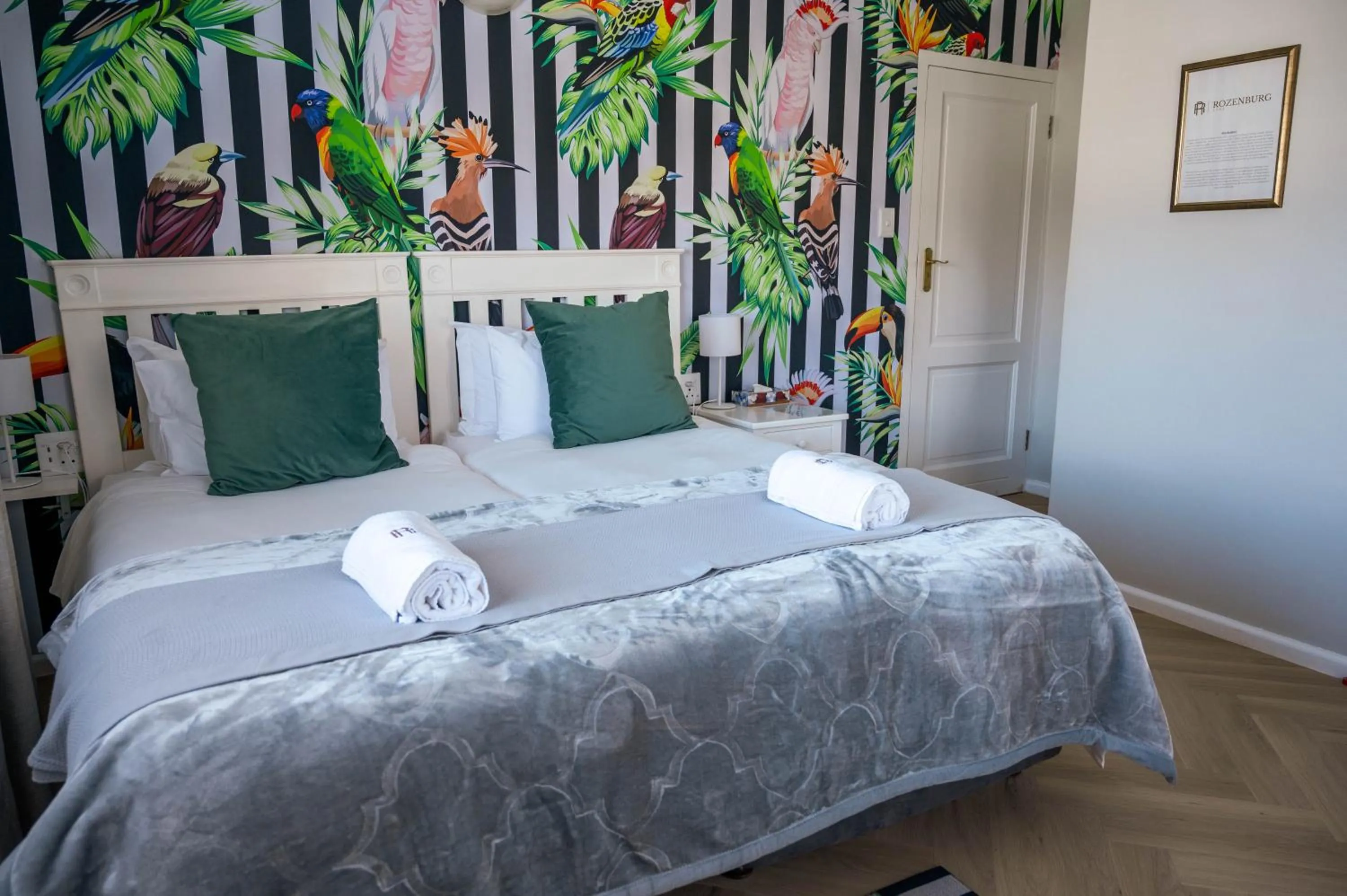 Bed in Rozenburg Guest House