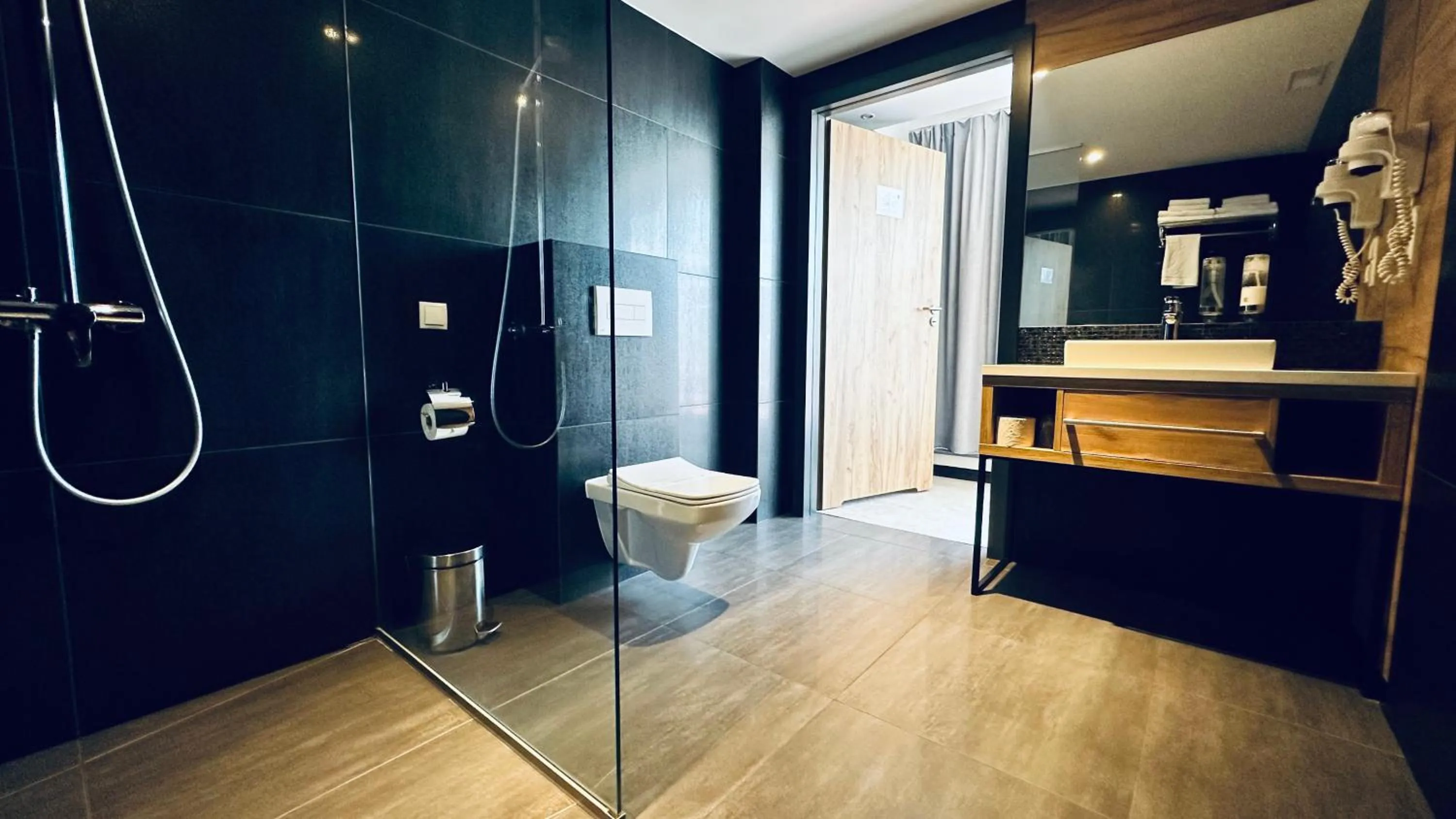 Shower in Hotel Limanova