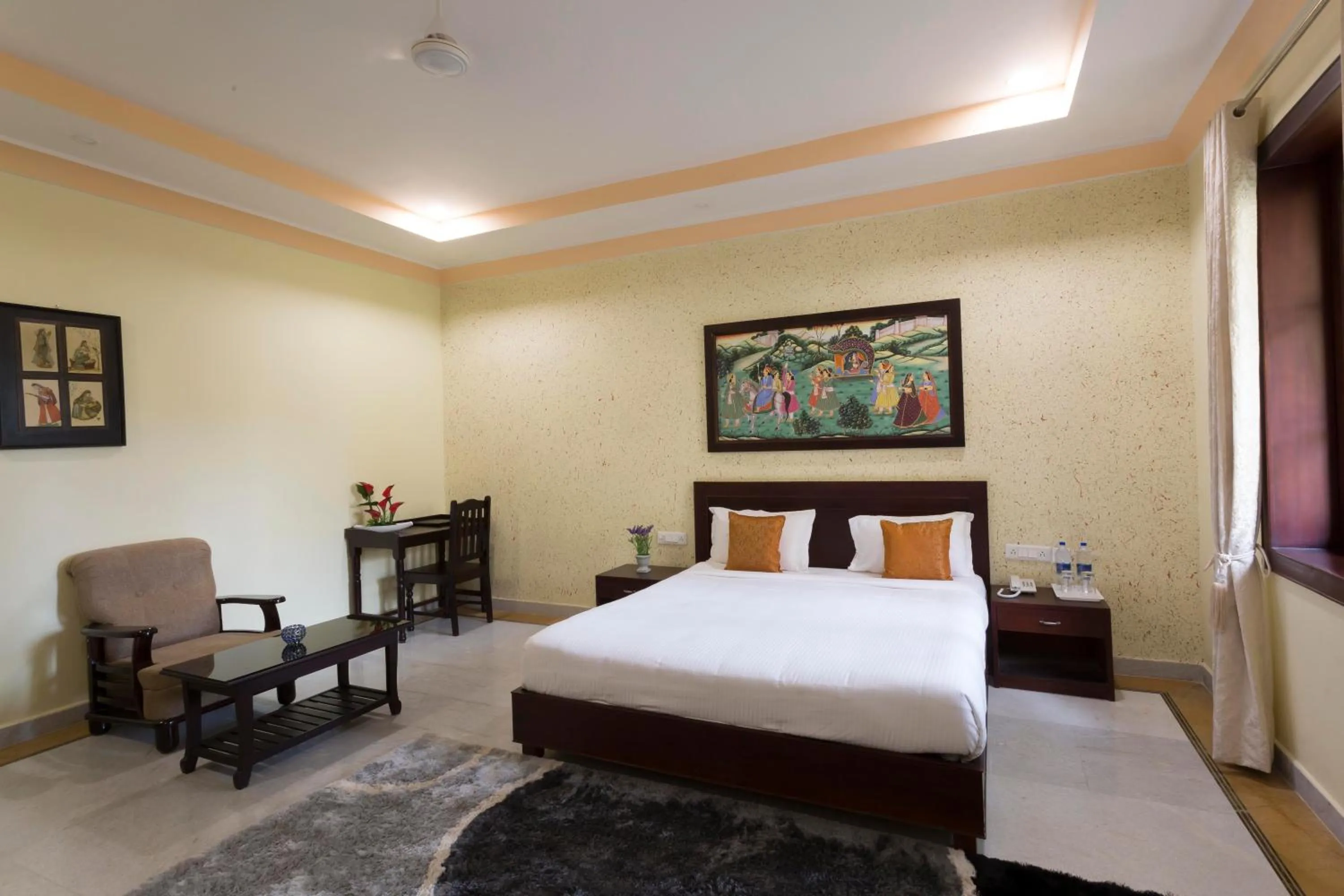 Bed in Syna Heritage Hotel