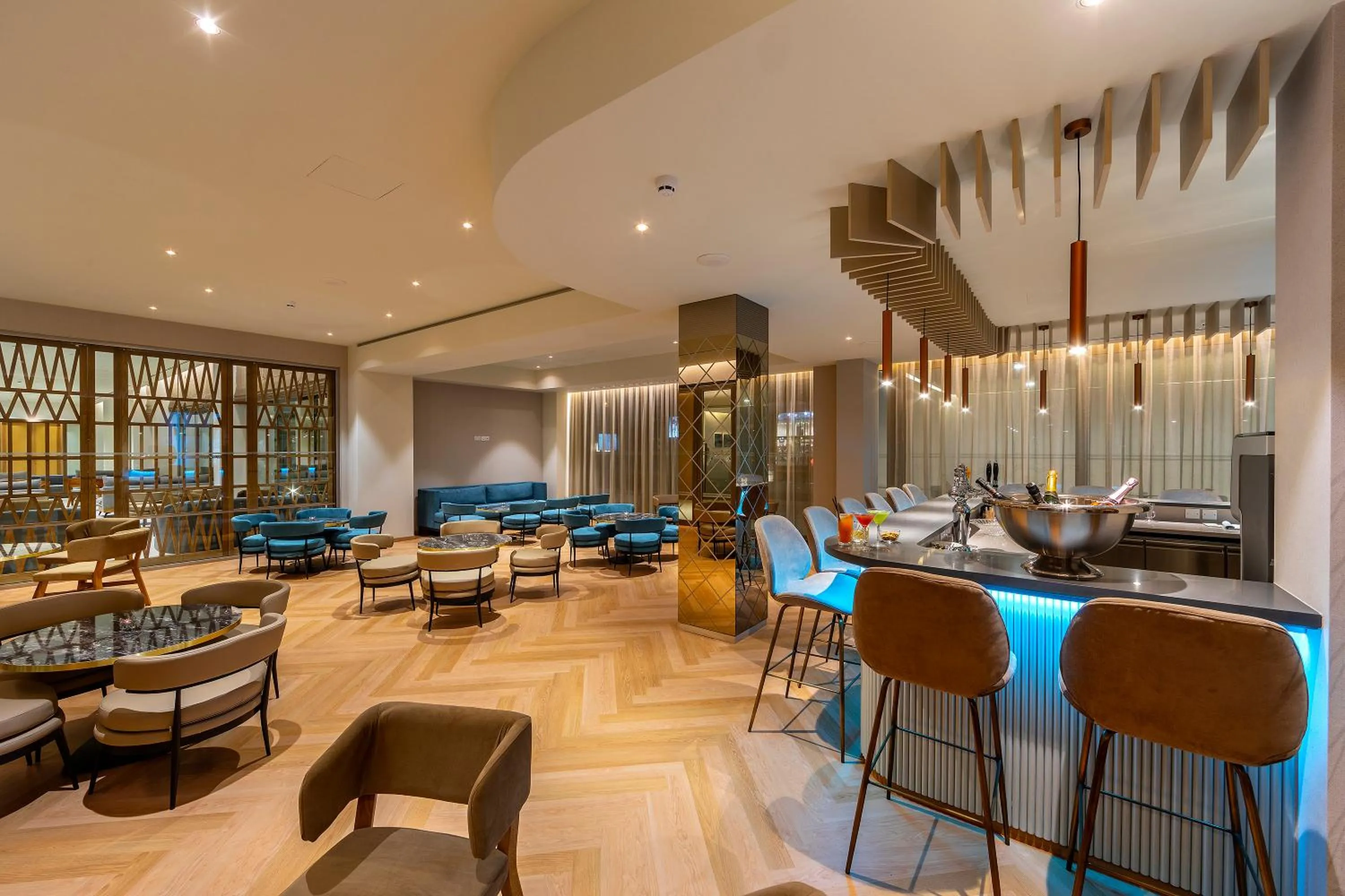 Lounge or bar in Faros Hotel Ayia Napa