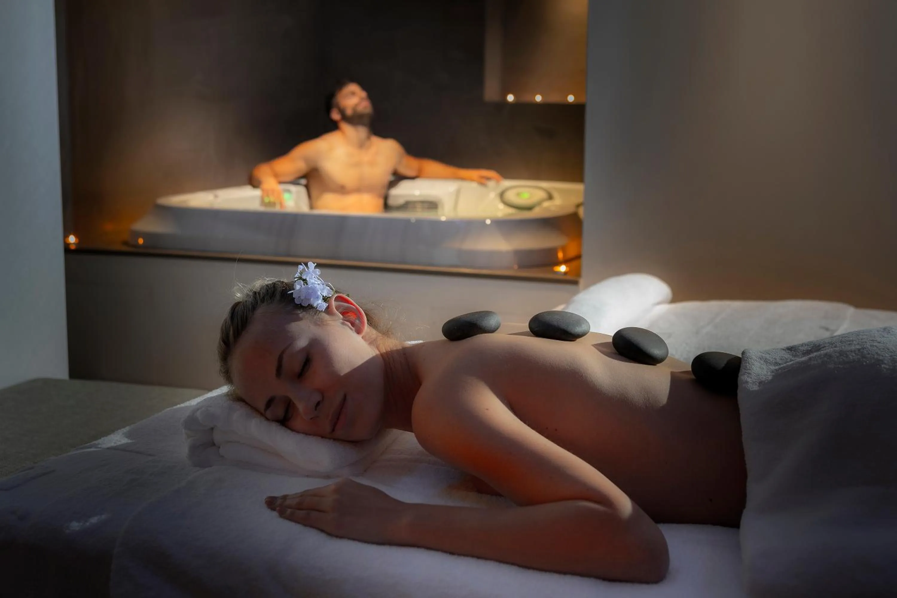 Spa and wellness centre/facilities, Bed in Faros Hotel Ayia Napa