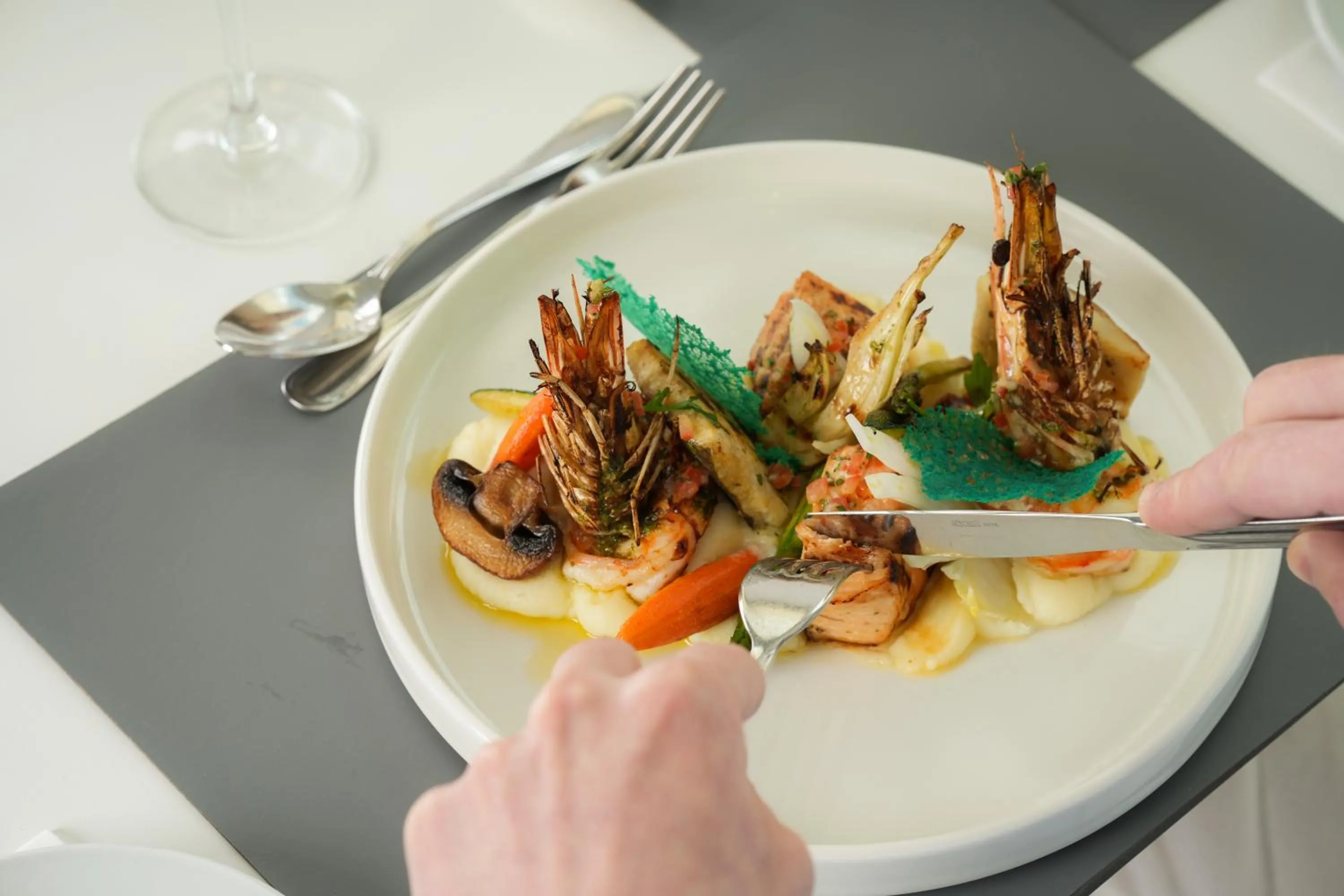 Food close-up in Faros Hotel Ayia Napa