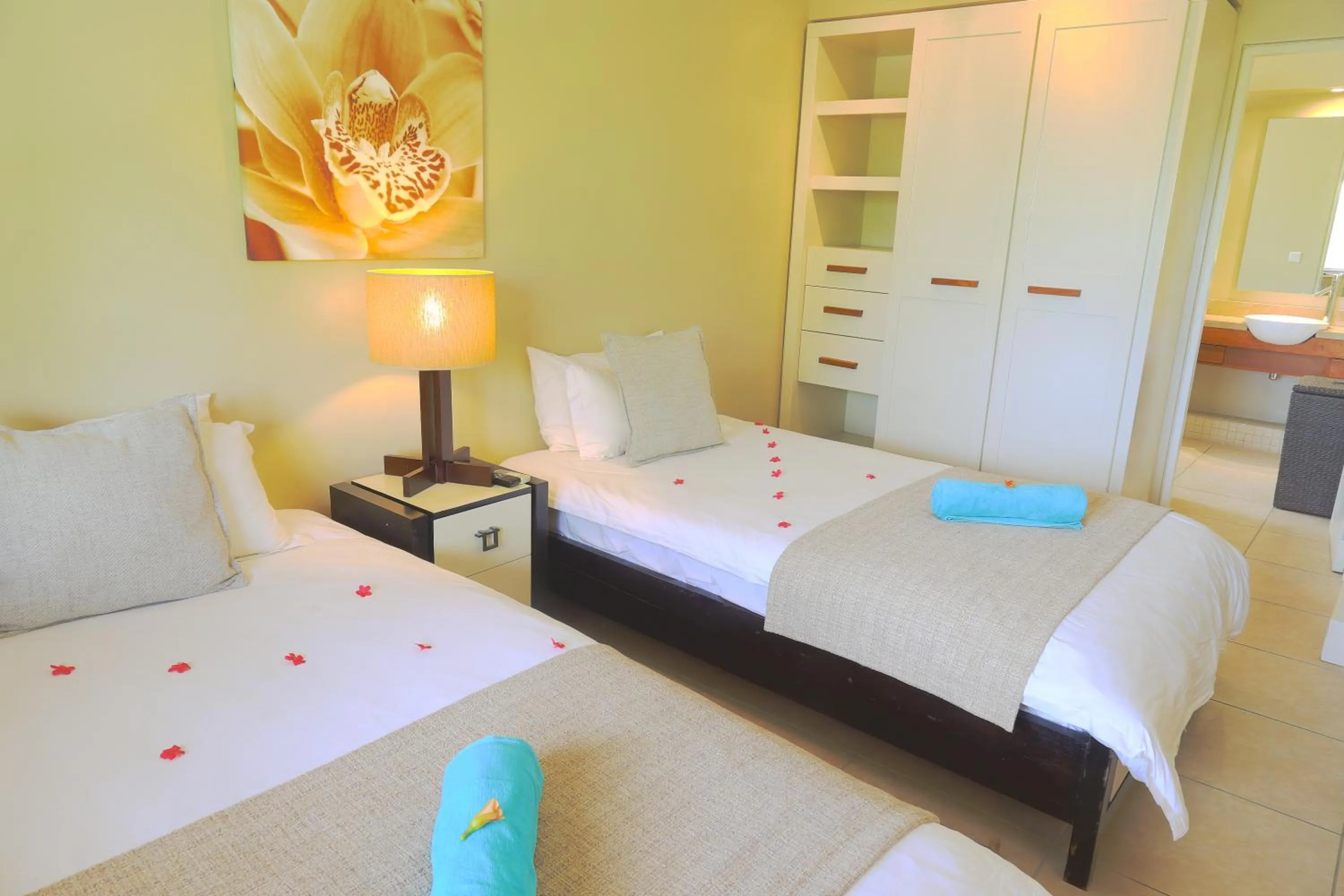 Bed in Bel Azur Beach Residence by LOV Mauritius