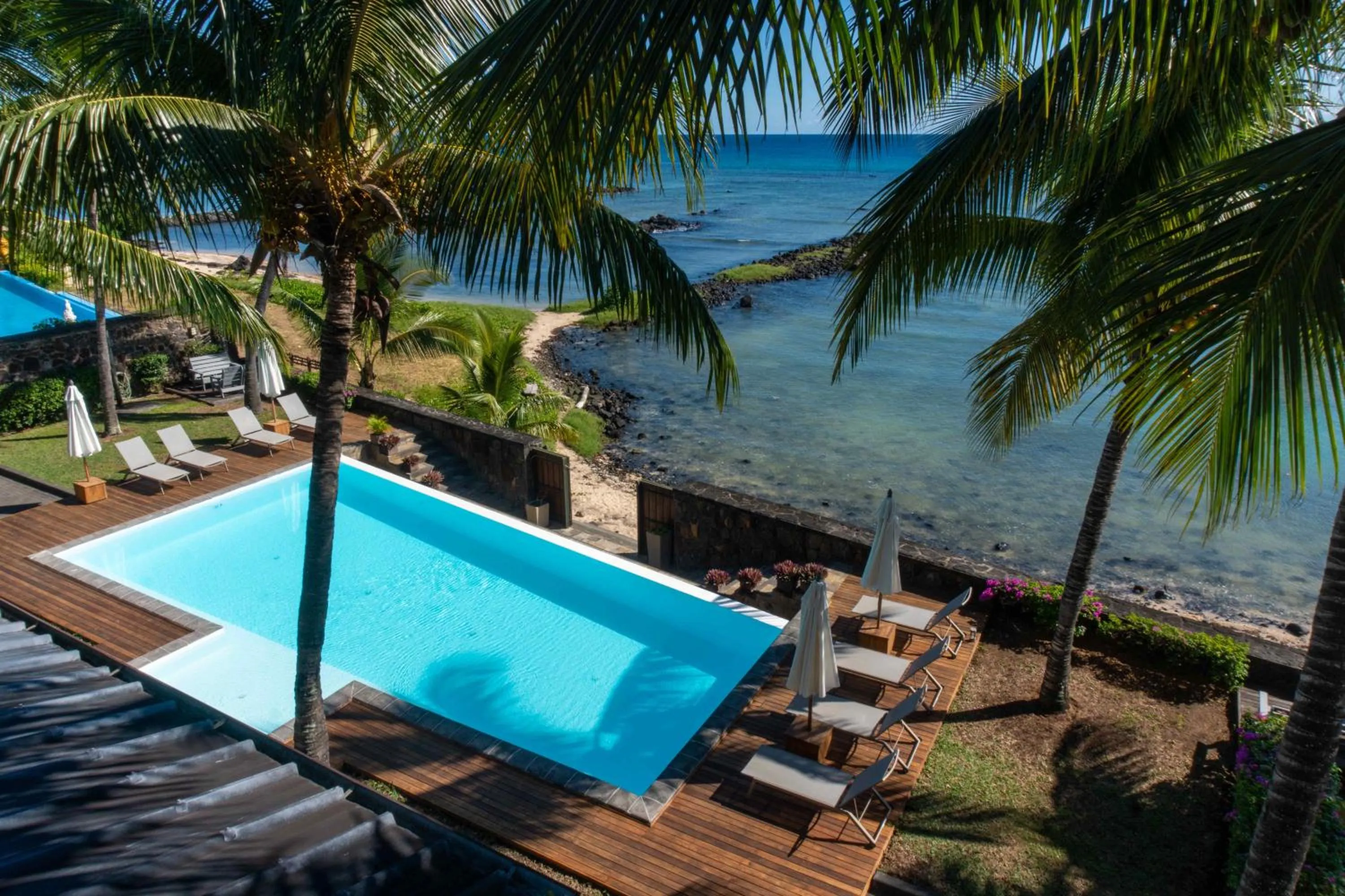 Swimming pool in Bel Azur Beach Residence by LOV Mauritius