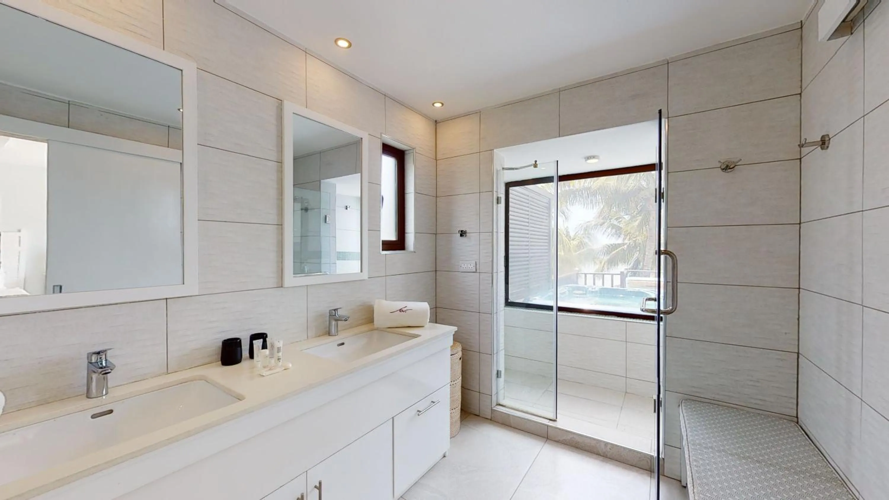 Bathroom in Bel Azur Beach Residence by LOV Mauritius