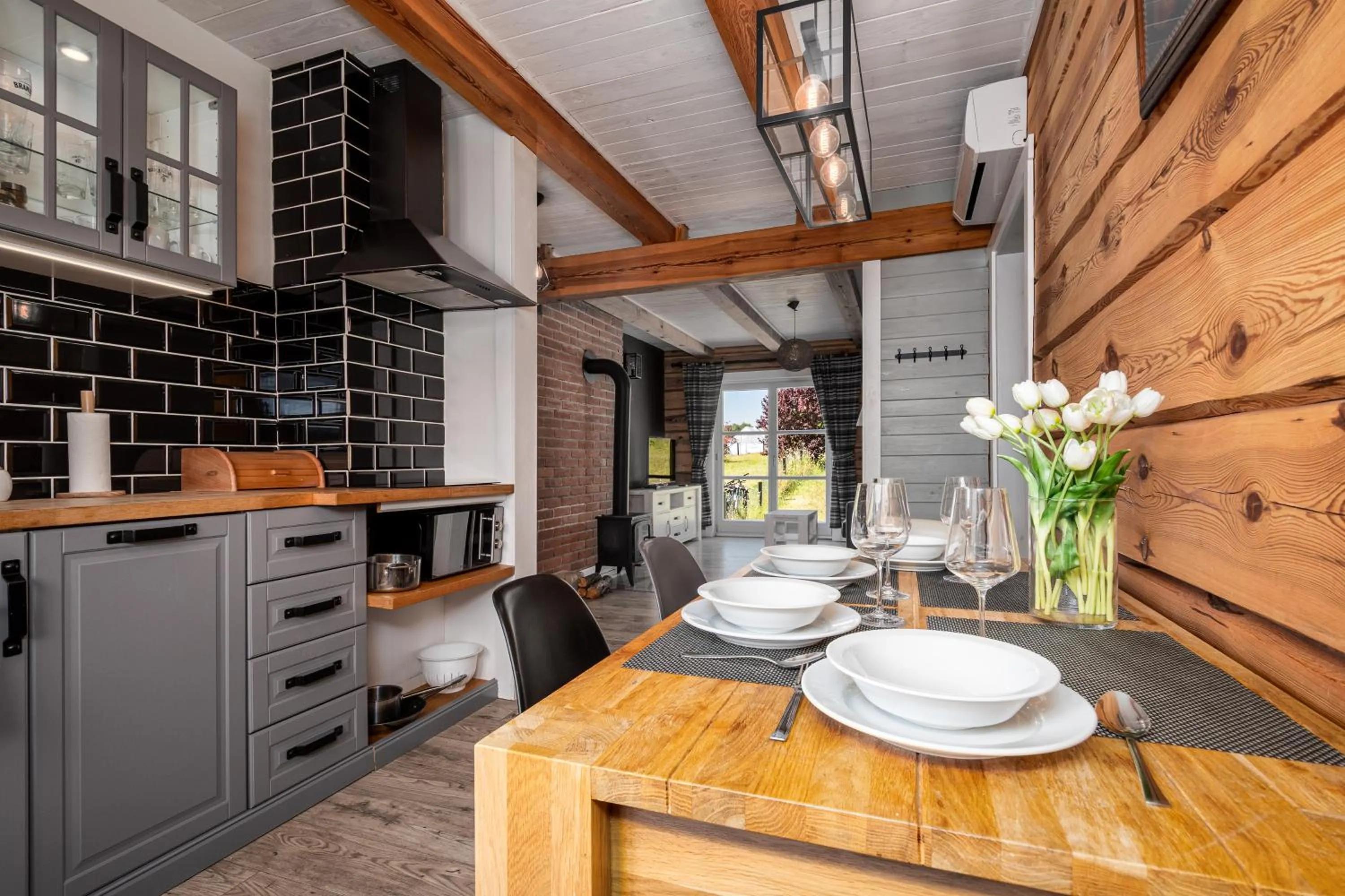 Kitchen or kitchenette in Apartamenty Szelągówka, Sun & Snow