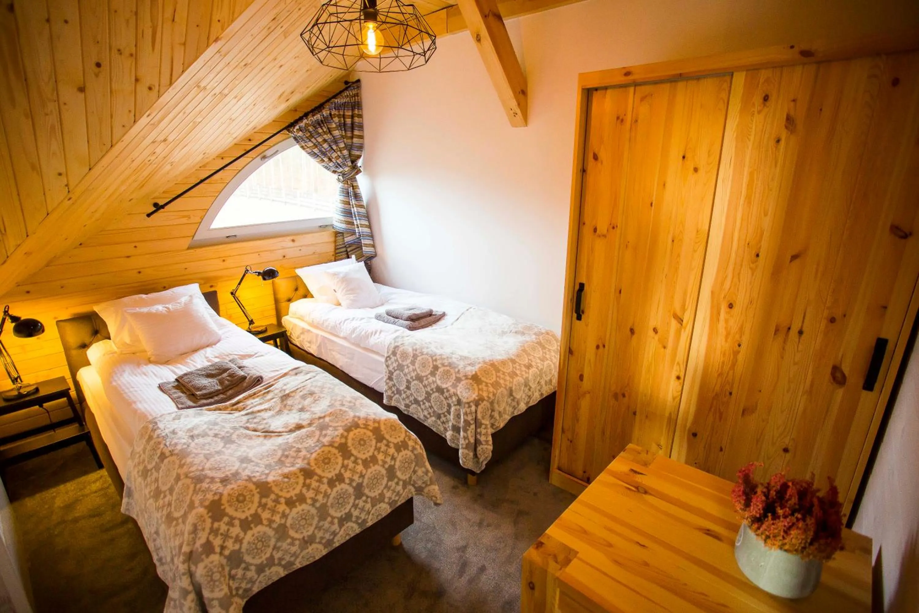 Bedroom, Bed in Apartamenty Szelągówka, Sun & Snow