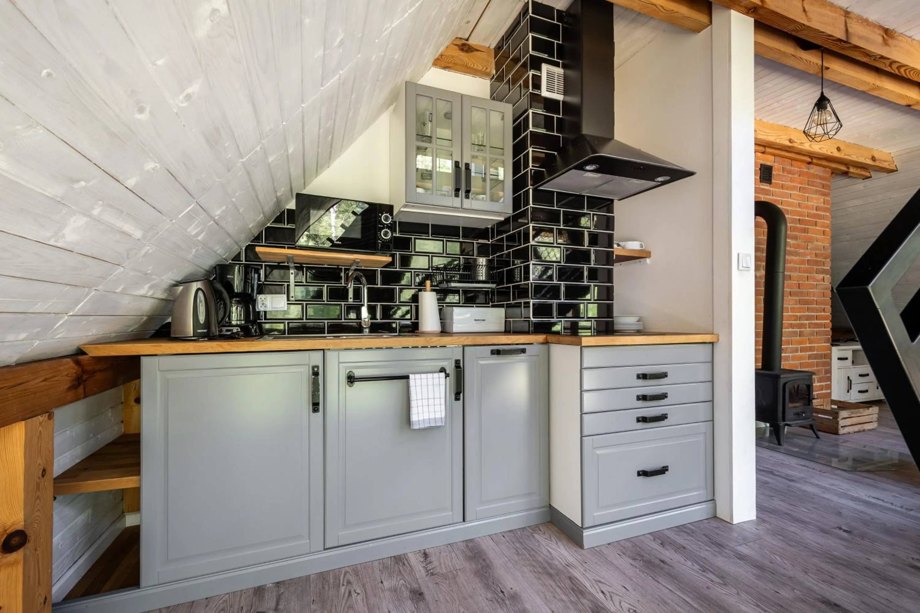 Kitchen or kitchenette in Apartamenty Szelągówka, Sun & Snow