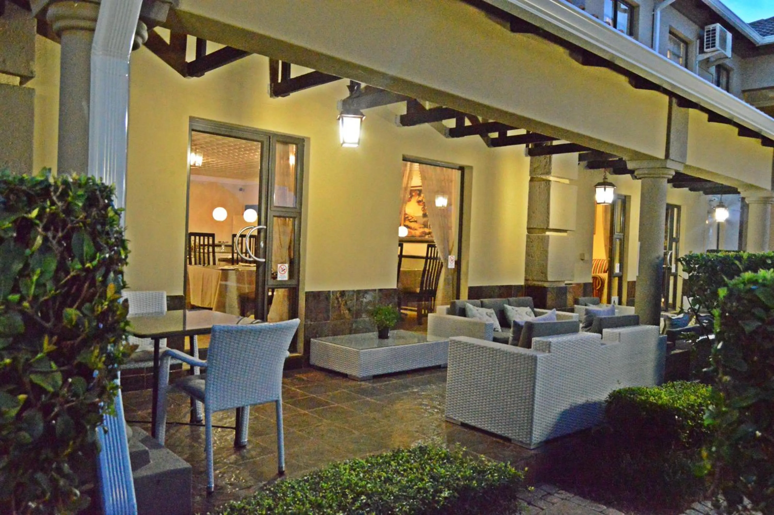 Patio in Constantia Manor Guest House