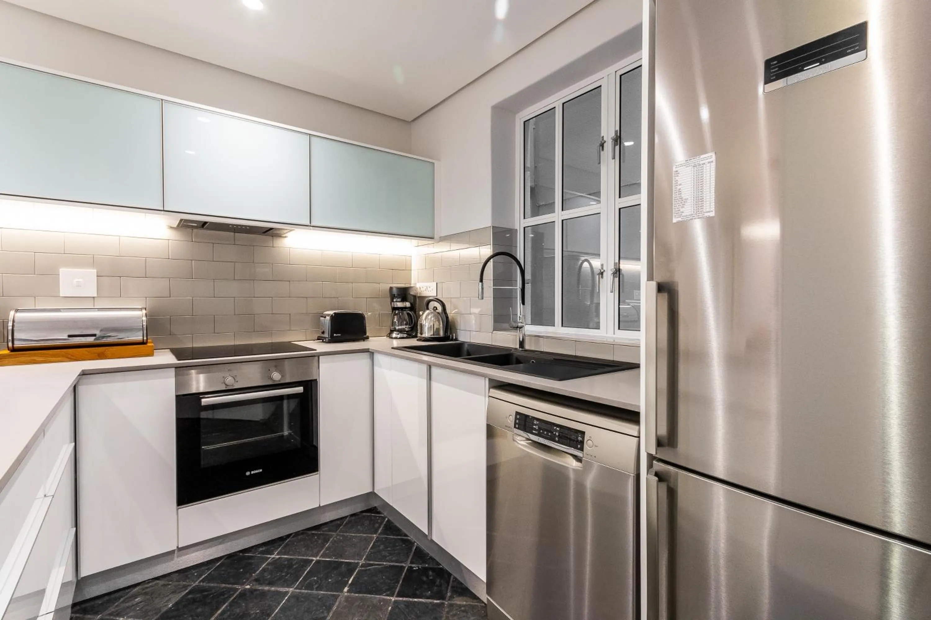 Coffee/tea facilities in Romney Park Luxury Apartments by The Stay Collection