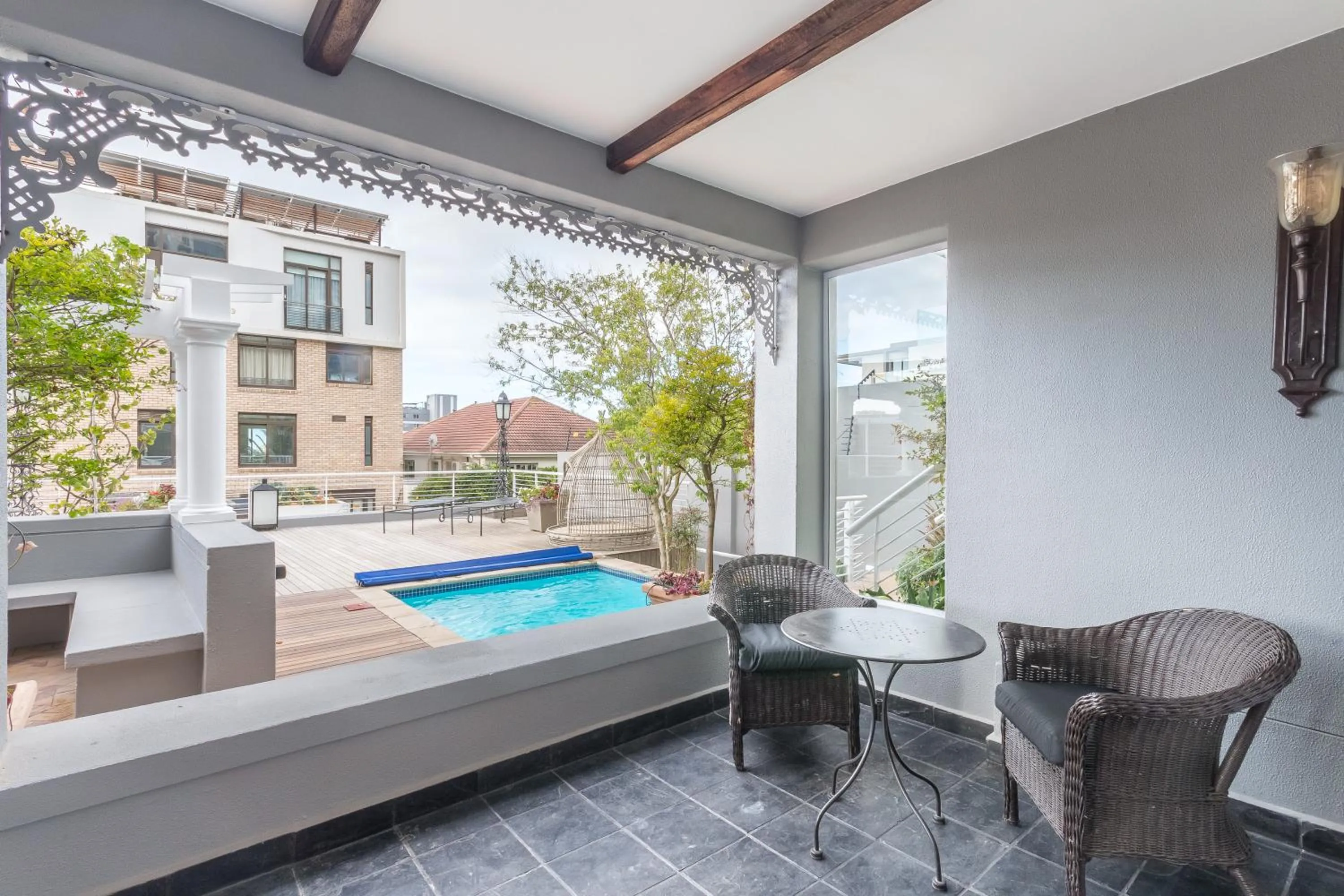 Patio in Romney Park Luxury Apartments by The Stay Collection