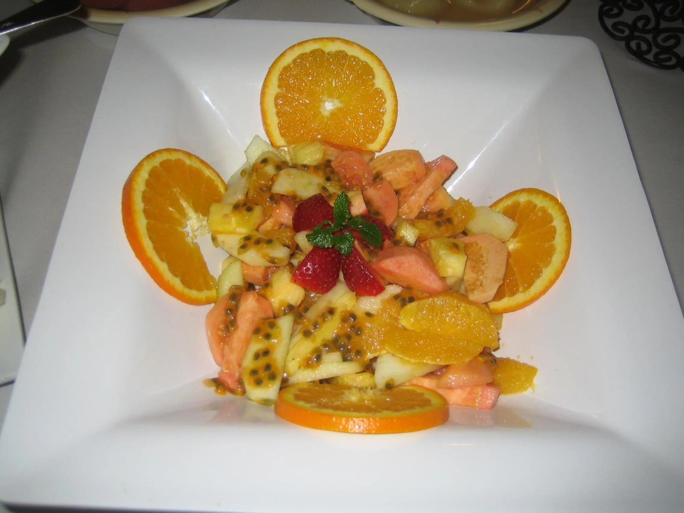 Food close-up in Oak Tree Lodge