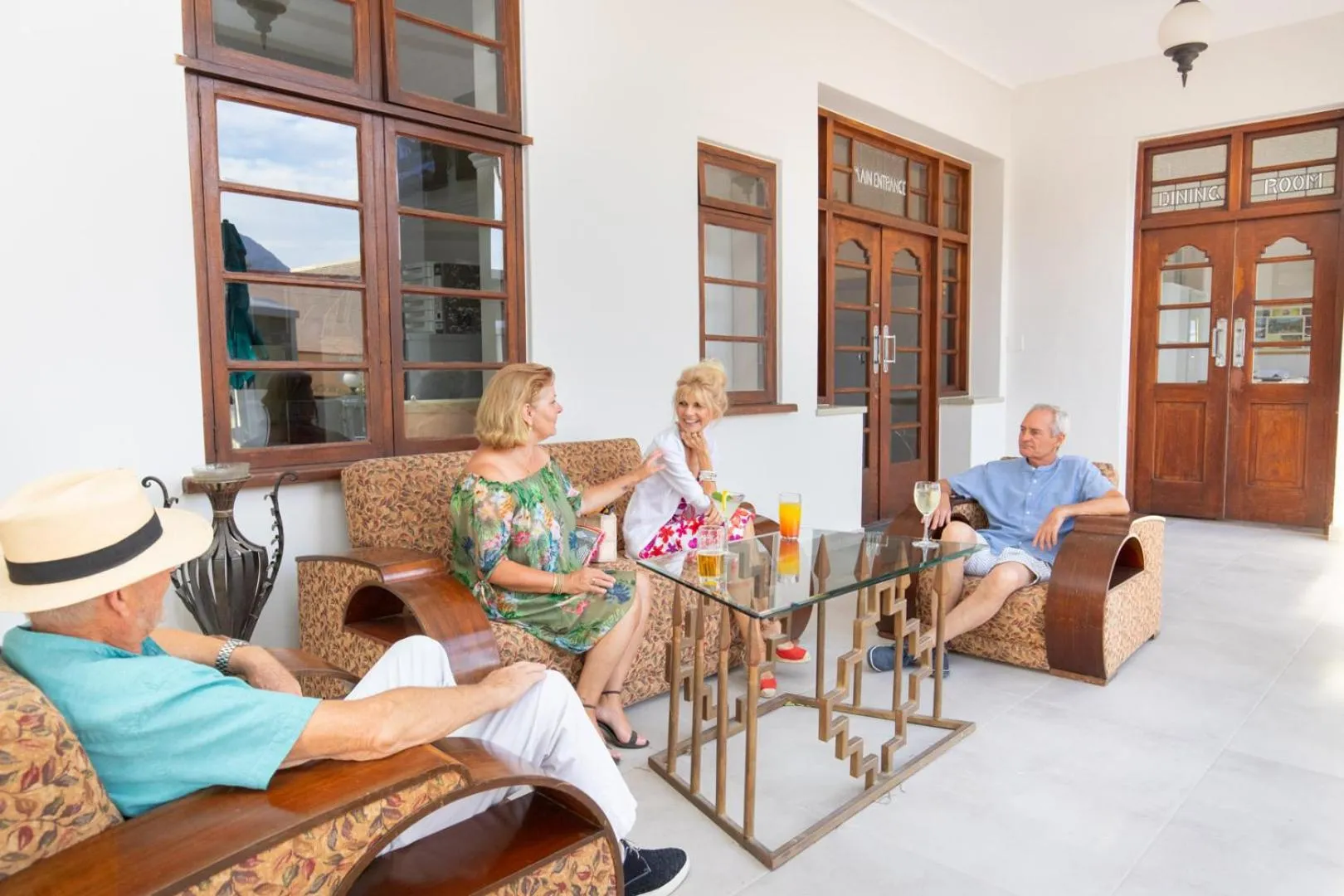 Patio in Montagu Country Hotel