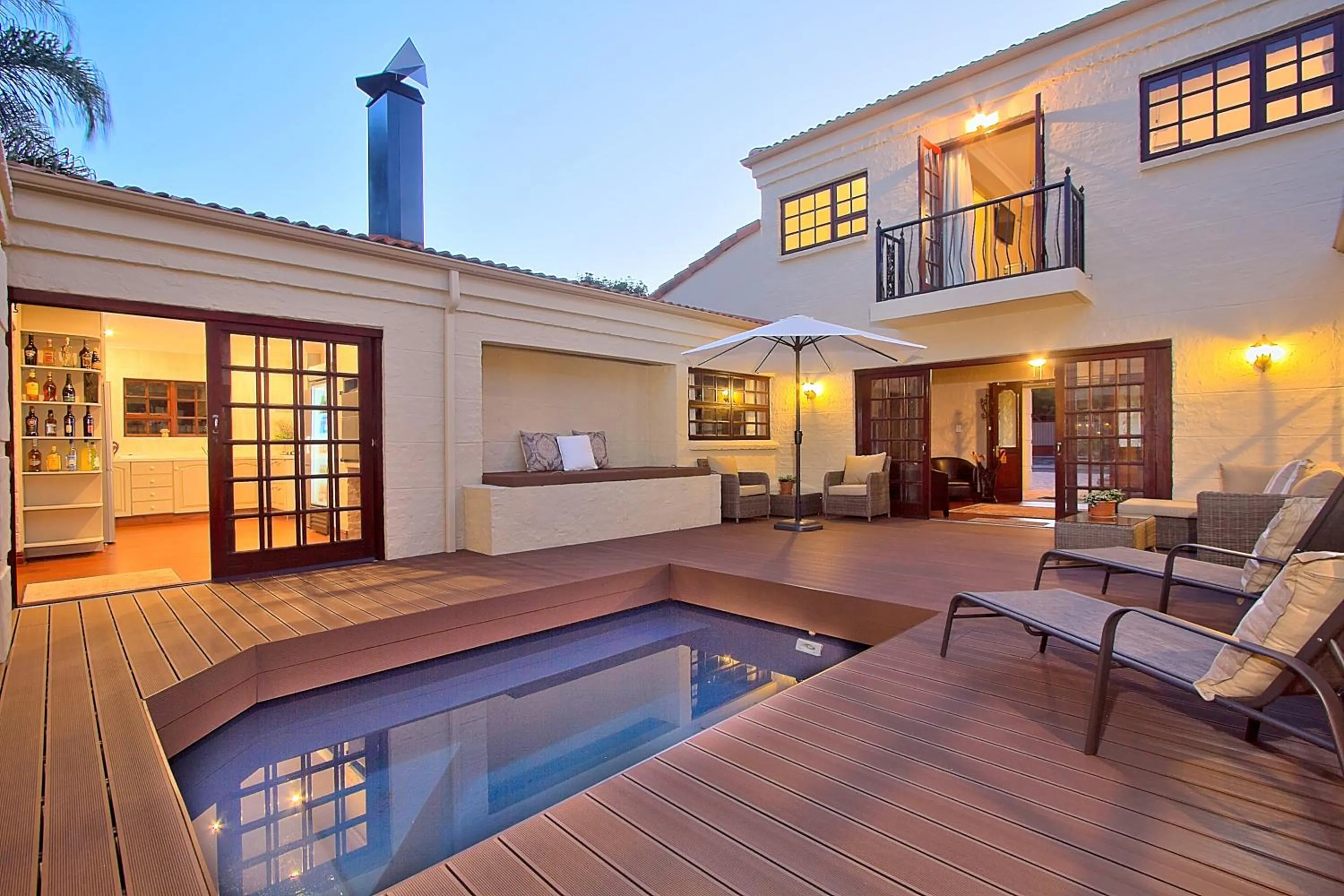 Patio in Leopardsong Manor